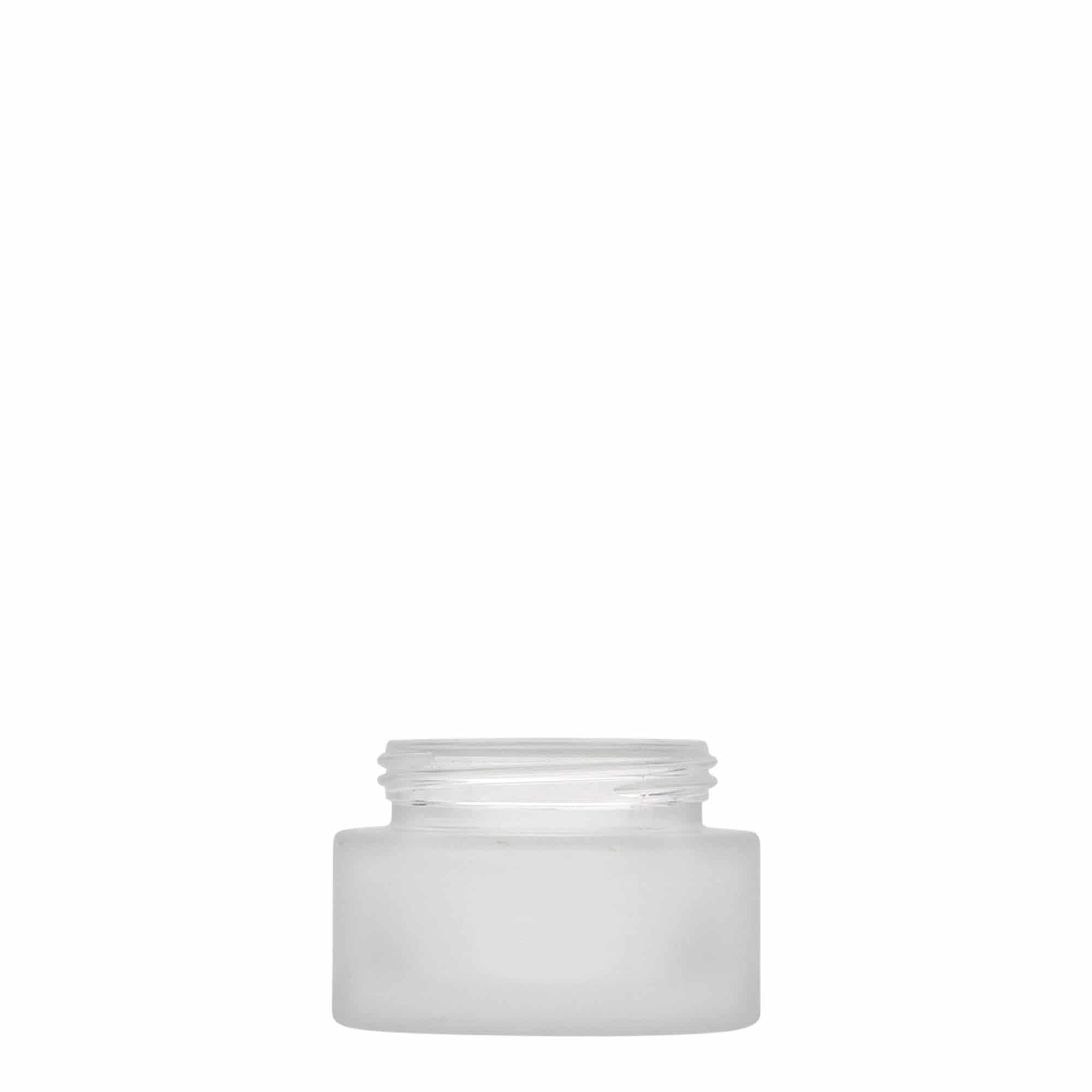 Potje 'Platin Edition', 30 ml, glas, gematteerd, monding: schroefsluiting Potje 'Platin Edition', 30 ml, glas, gematteerd, monding: schroefsluiting
