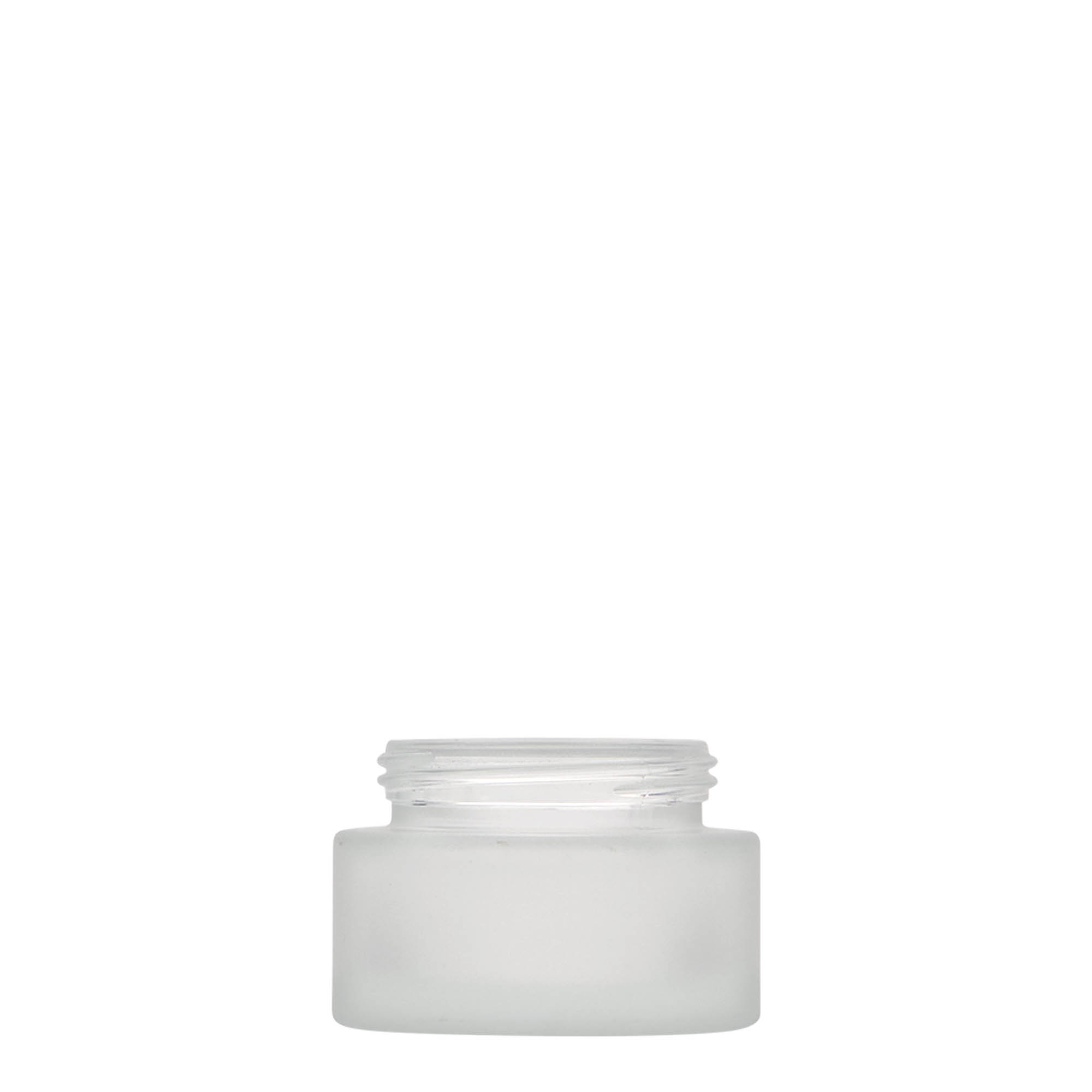 Pot 30 ml 'Platin Edition', verre, glacé, bouchage: Bougage à vis