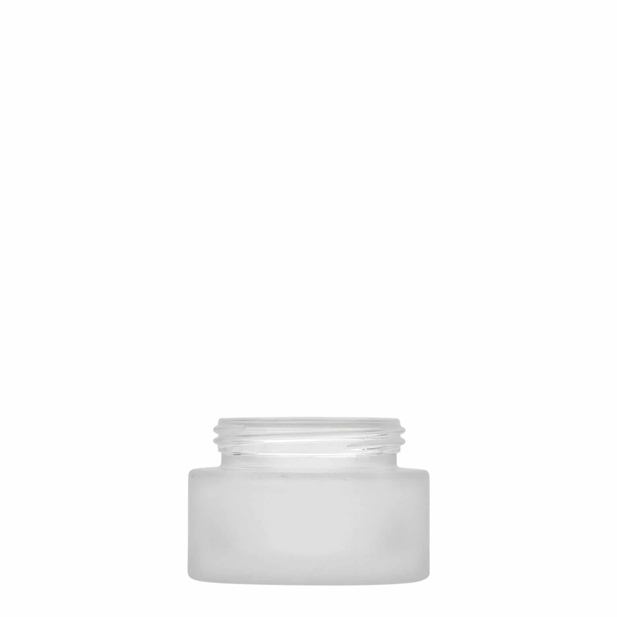 Pot 30 ml 'Platin Edition', verre, glacé, bouchage: Bougage à vis
