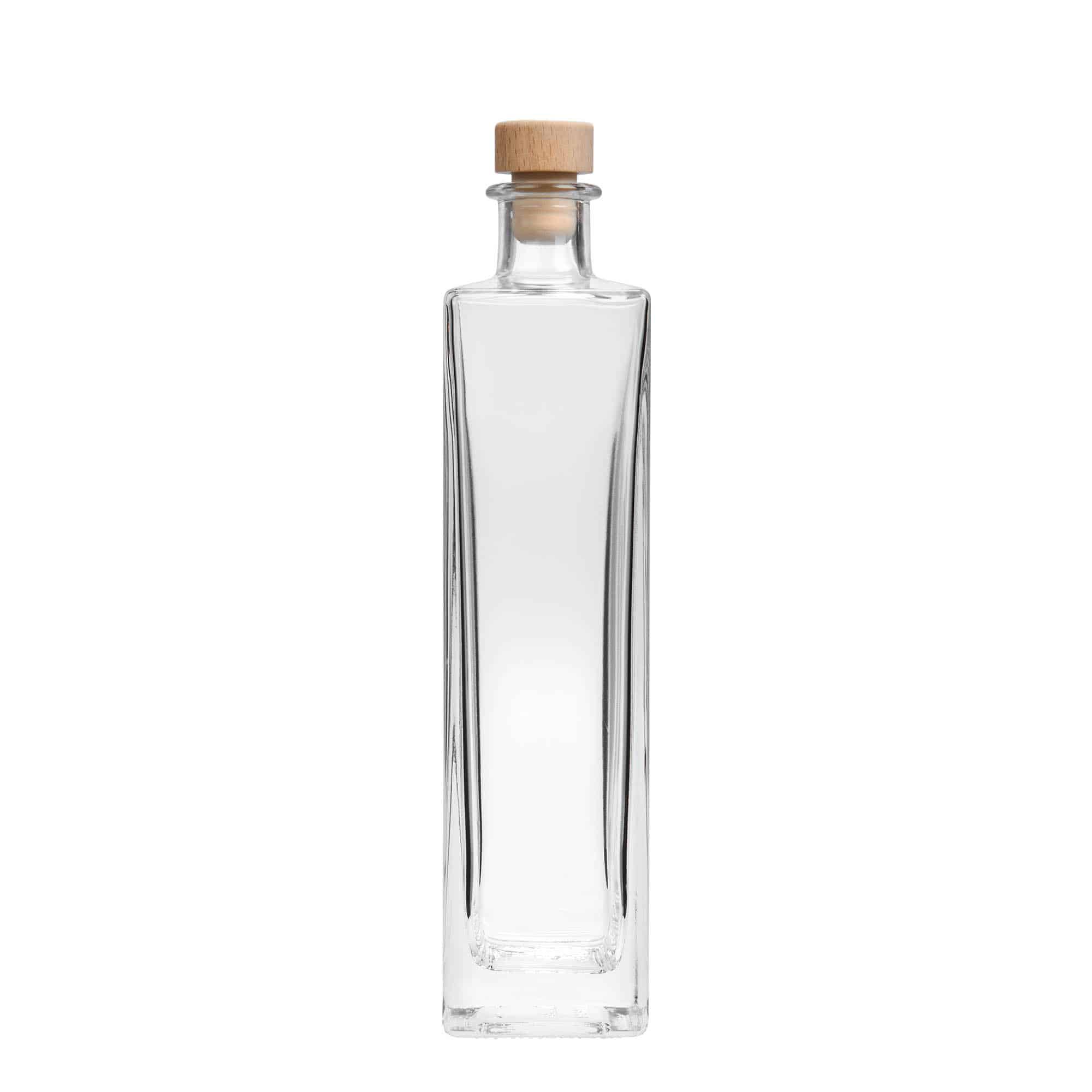 Bouteille en verre 500 ml 'Rafaello', carrée, bouchage: bouchon