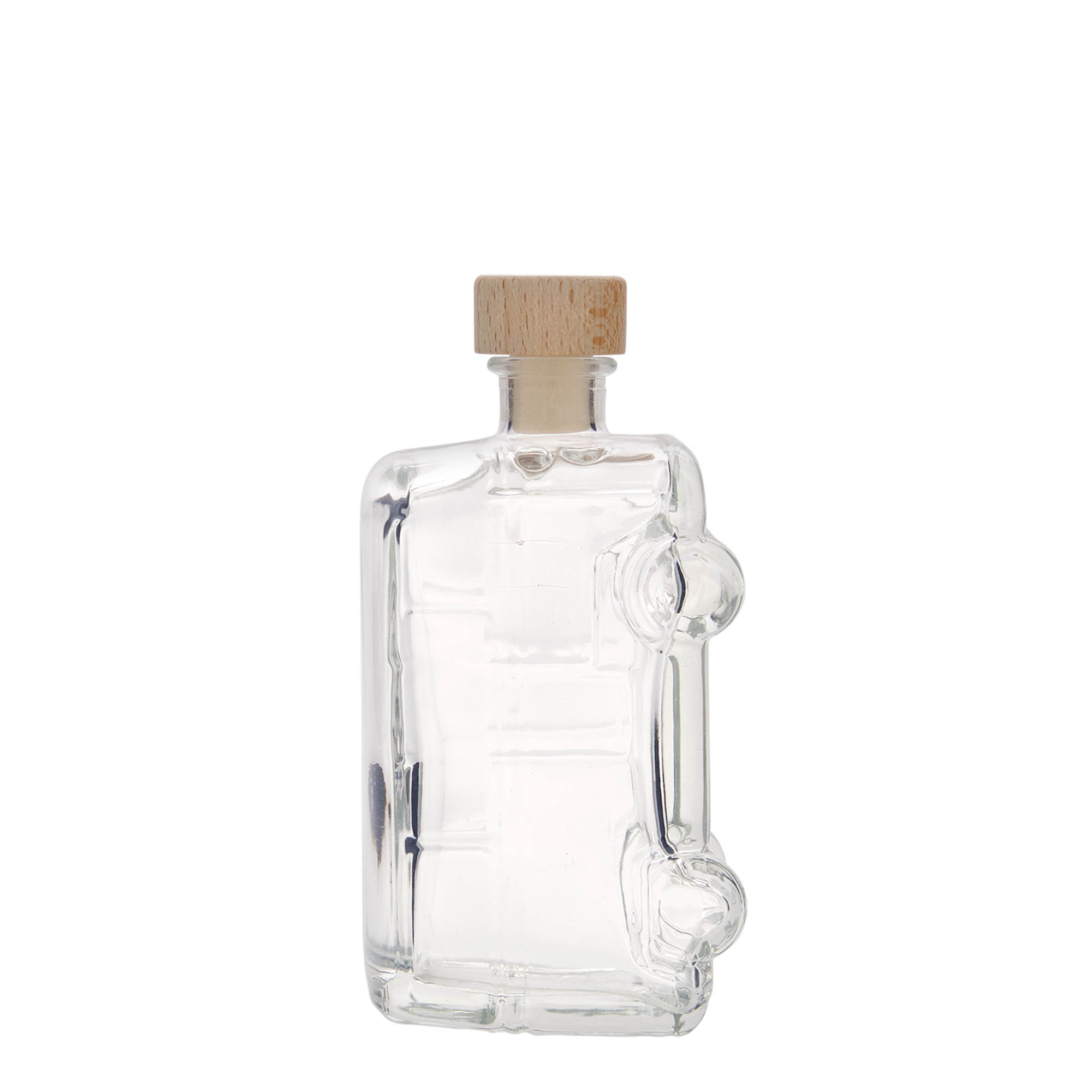 Glazen fles 'Hippiebus', 200 ml, monding: kurk Glazen fles 'Hippiebus', 200 ml, monding: kurk
