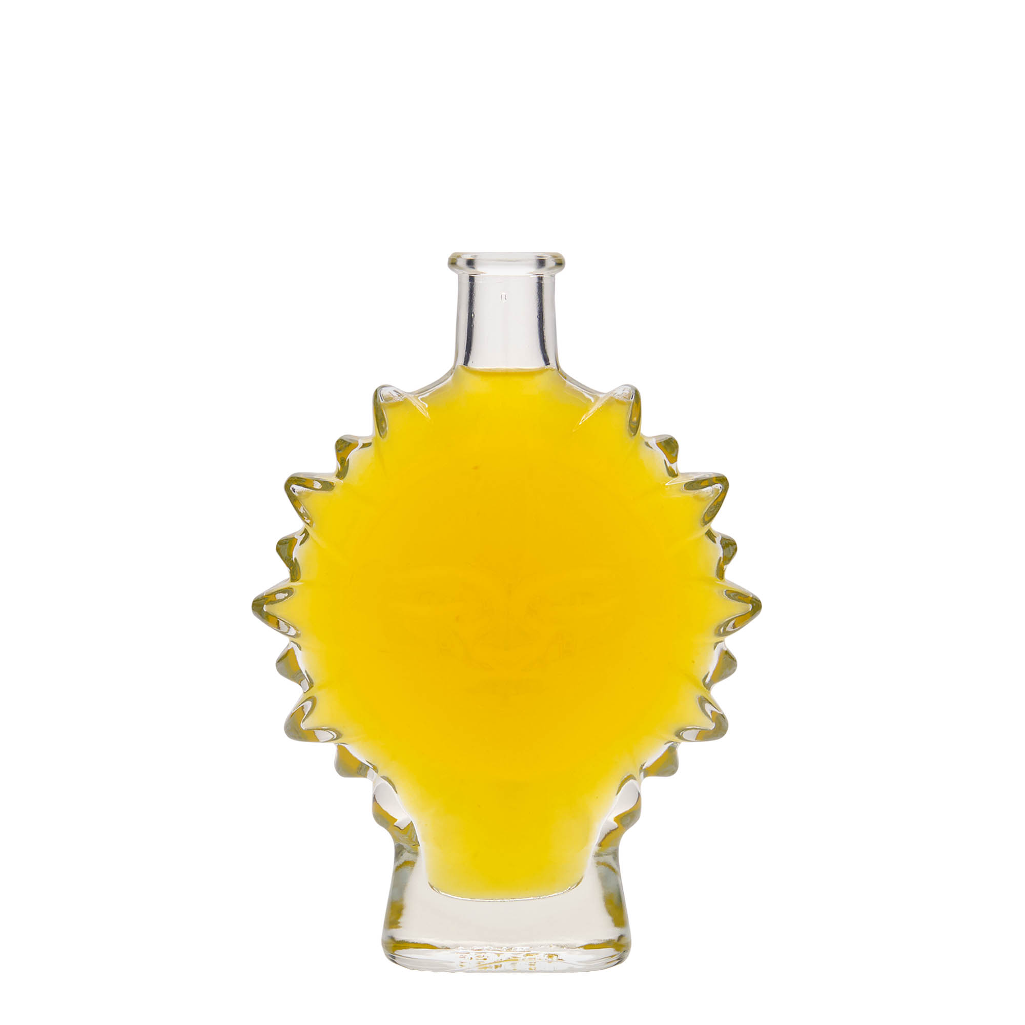 Glazen fles 'Zon', 200 ml, monding: kurk Glazen fles 'Zon', 200 ml, monding: kurk