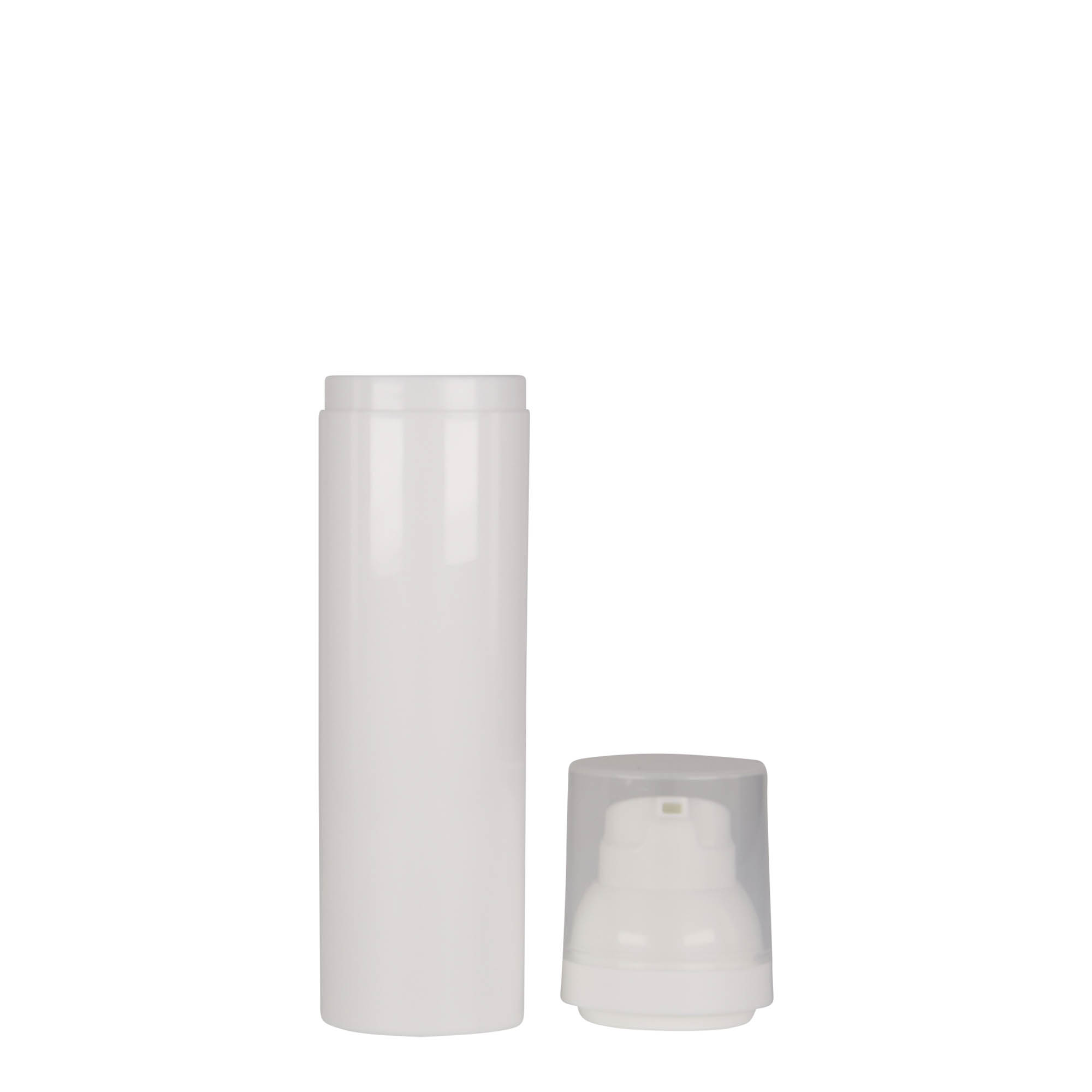 Flacon airless 75 ml 'Mezzo', plastique PP, blanc Flacon airless 75 ml 'Mezzo', plastique PP, blanc