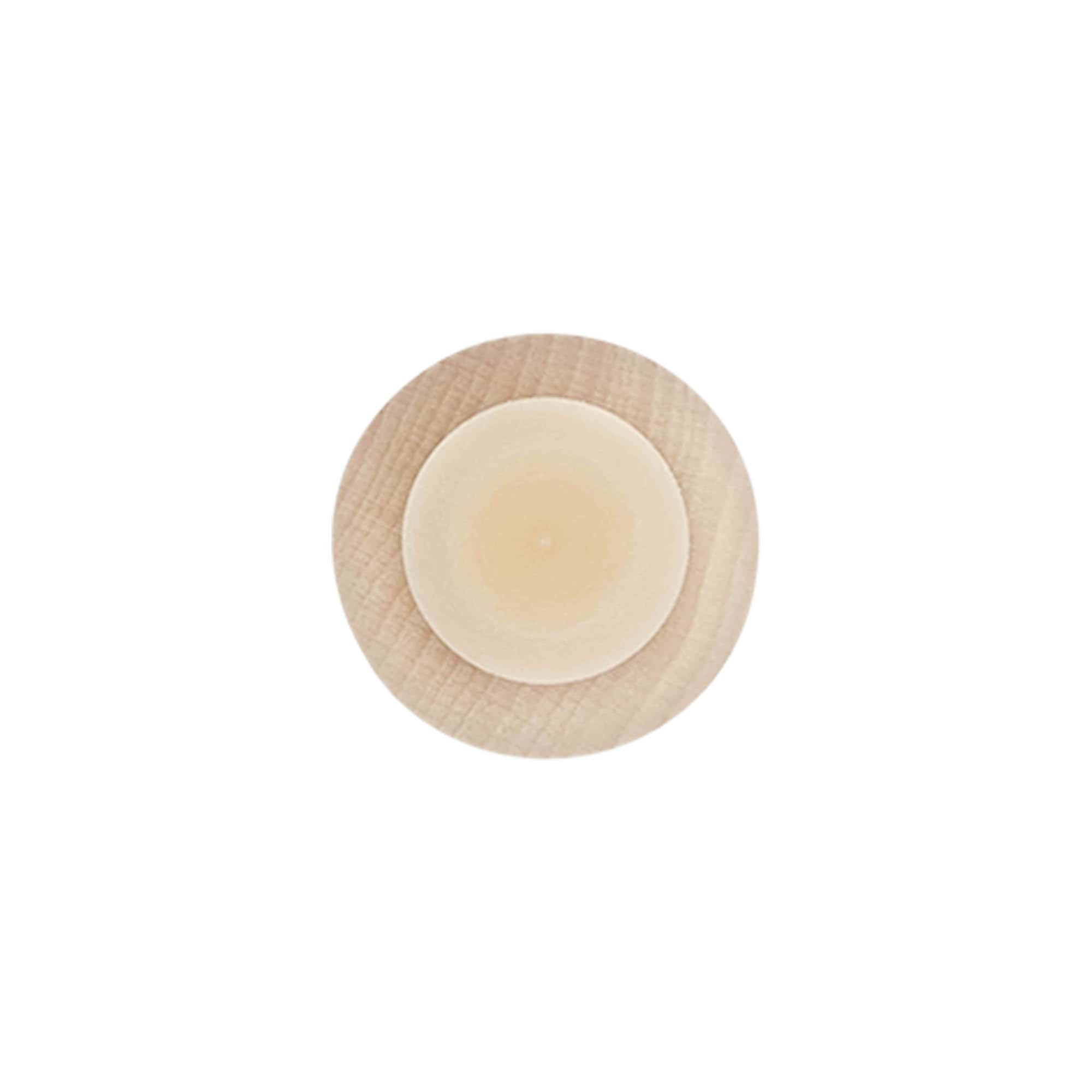 Bouchon à poignée 22,1 mm, bois/plastique, pour bouchage: bouchon