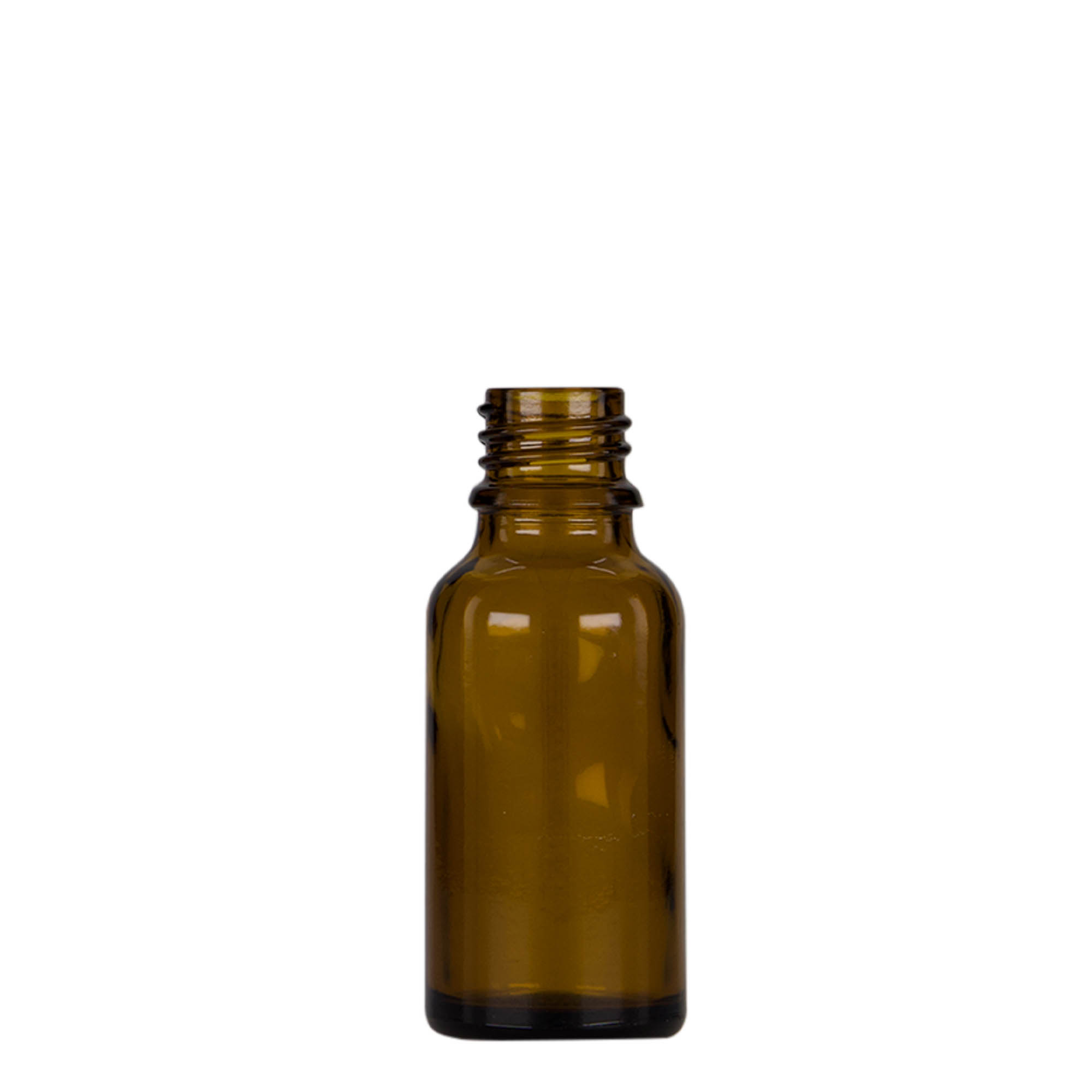 Pipetflesje medicijn, 20 ml, glas, bruin-zwart, monding: DIN 18 Pipetflesje medicijn, 20 ml, glas, bruin-zwart, monding: DIN 18