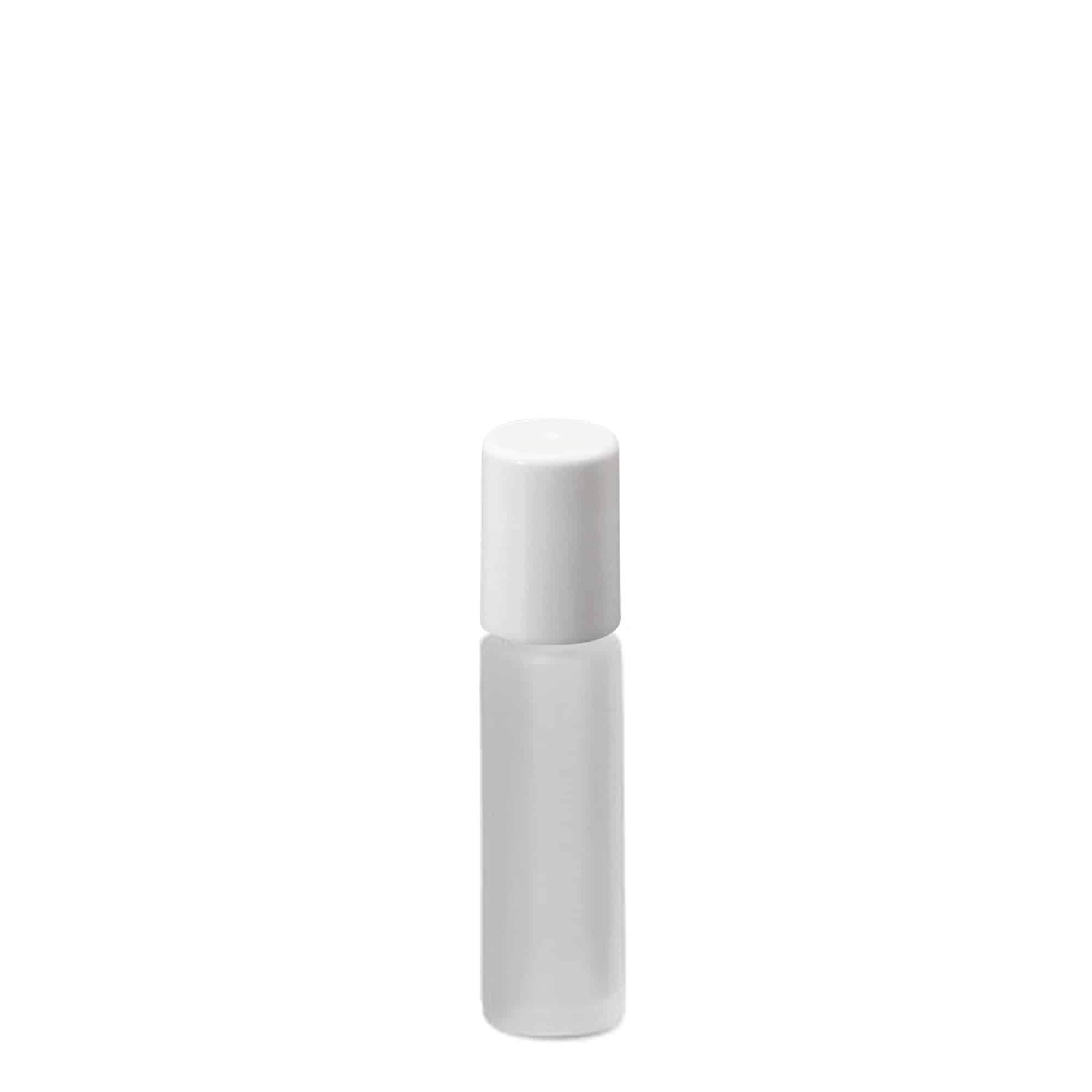 10 ml roll-on fles, glas, bruin, opening: schroefdop
