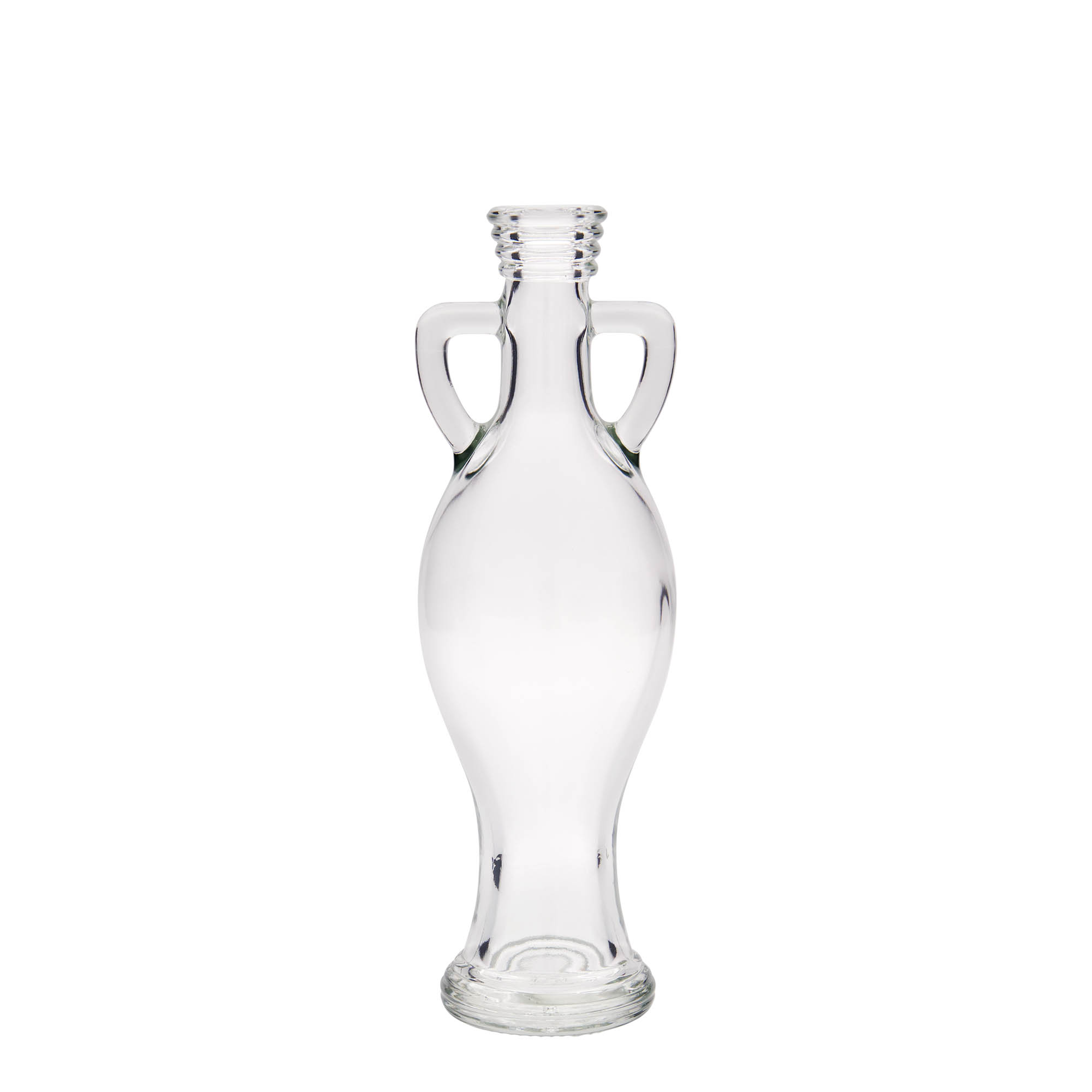 Glazen fles 'Amphore', 200 ml, monding: kurk
