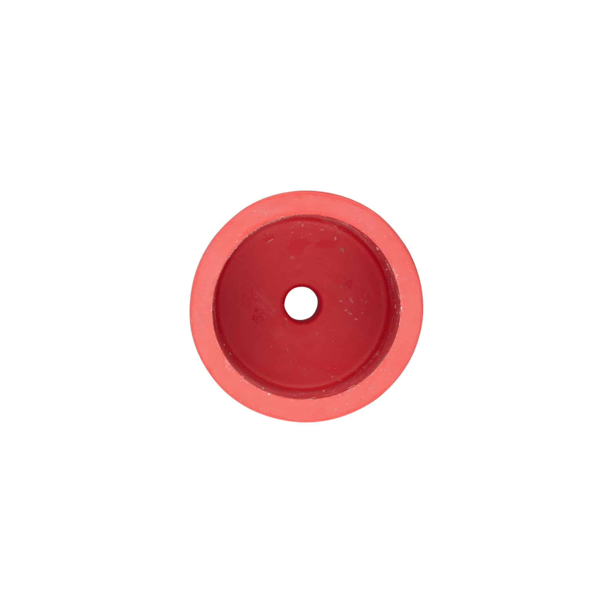 Capsule de foulage type 4, caoutchouc, rouge