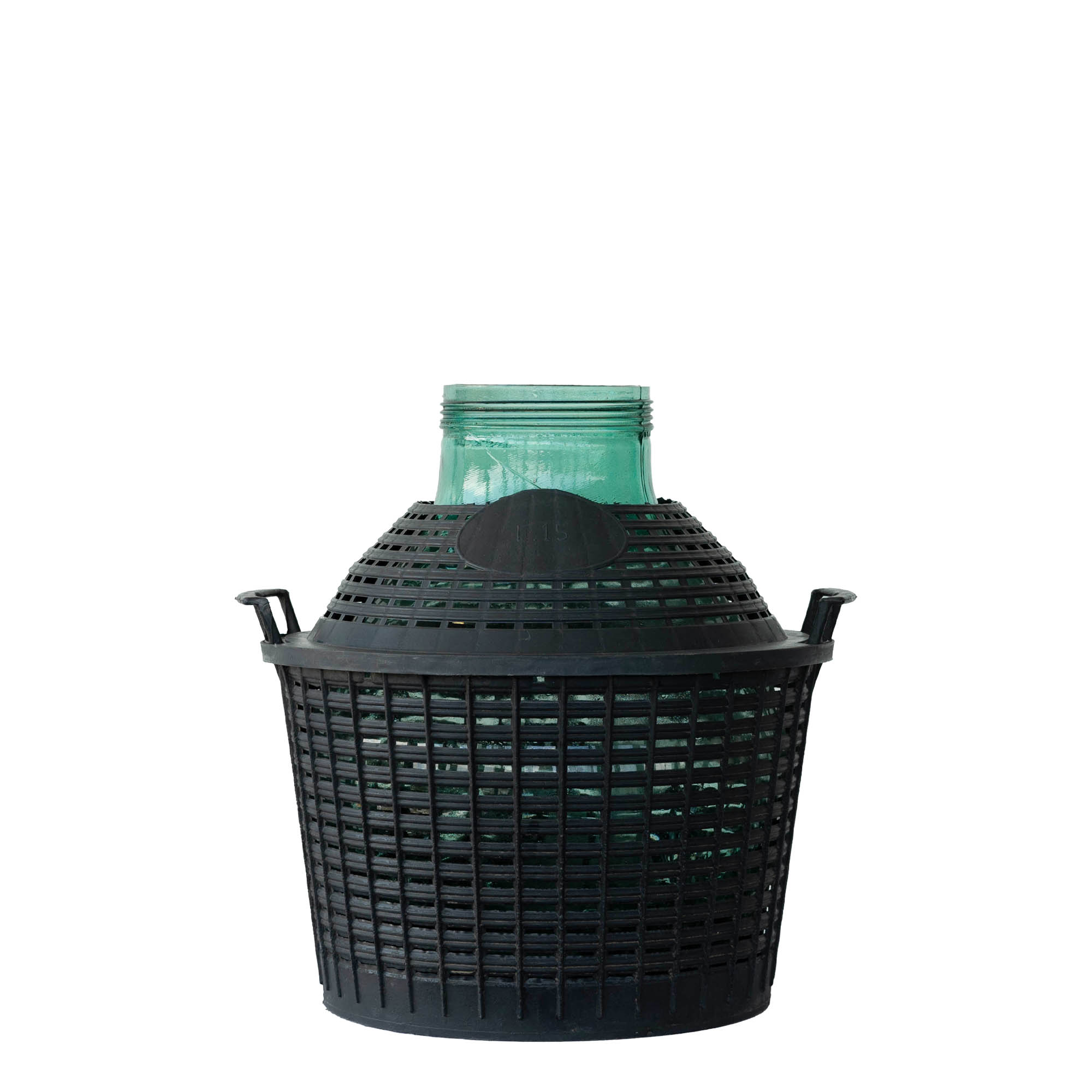 Dame-jeanne 15 l à col large, verre, bouchage: Bougage à vis Dame-jeanne 15 l à col large, verre, bouchage: Bougage à vis