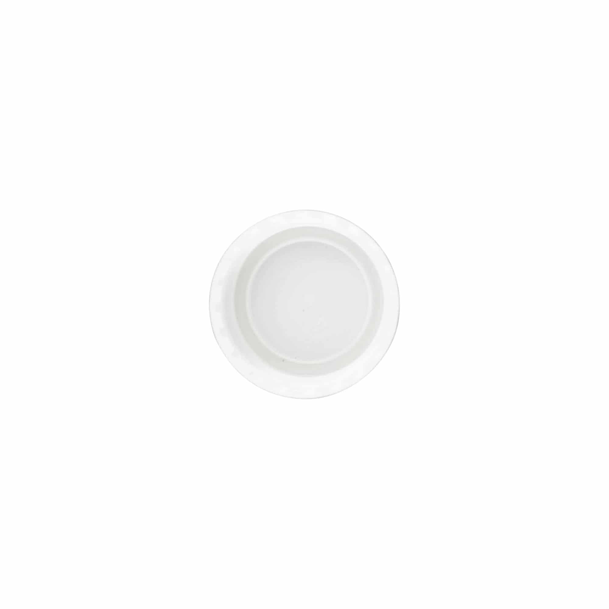 Bougage à vis, plastique PP, blanc, pour bouchage: 24/410