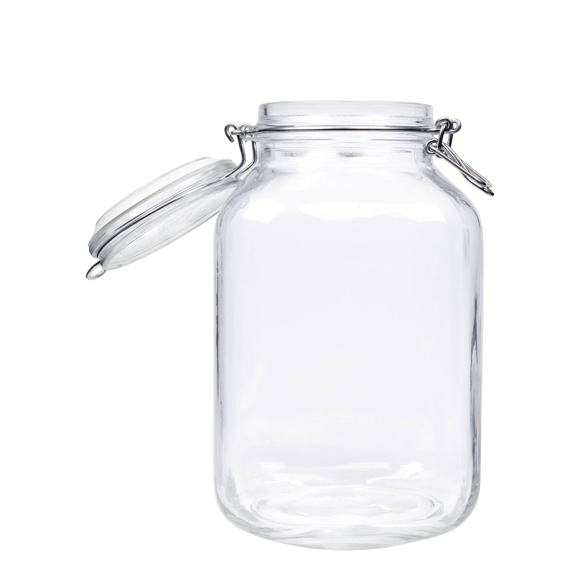 Pot met beugelsluiting 'Fido', 3000 ml, vierkant, monding: beugelsluiting Pot met beugelsluiting 'Fido', 3000 ml, vierkant, monding: beugelsluiting