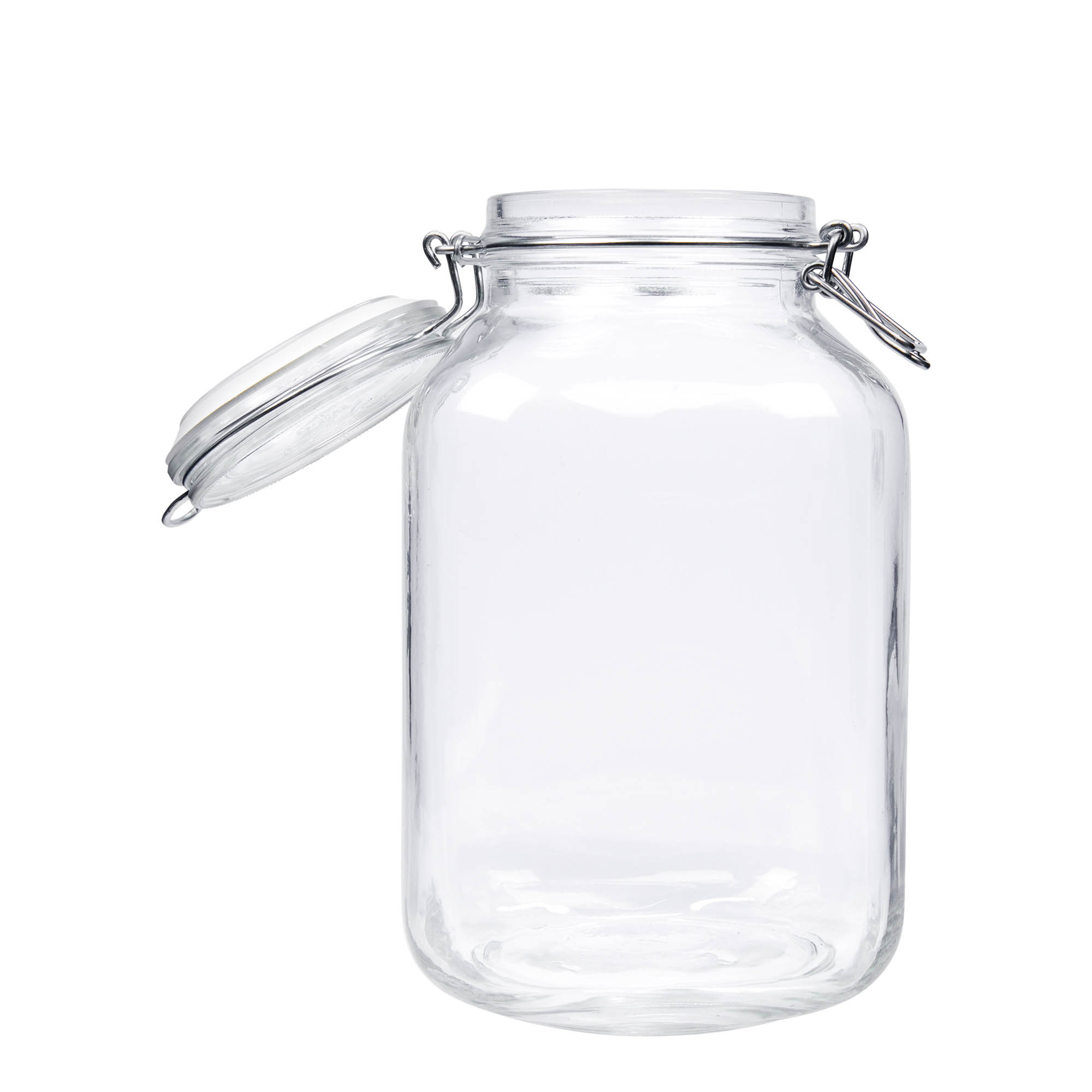 Pot met beugelsluiting 'Fido', 3000 ml, vierkant, monding: beugelsluiting Pot met beugelsluiting 'Fido', 3000 ml, vierkant, monding: beugelsluiting