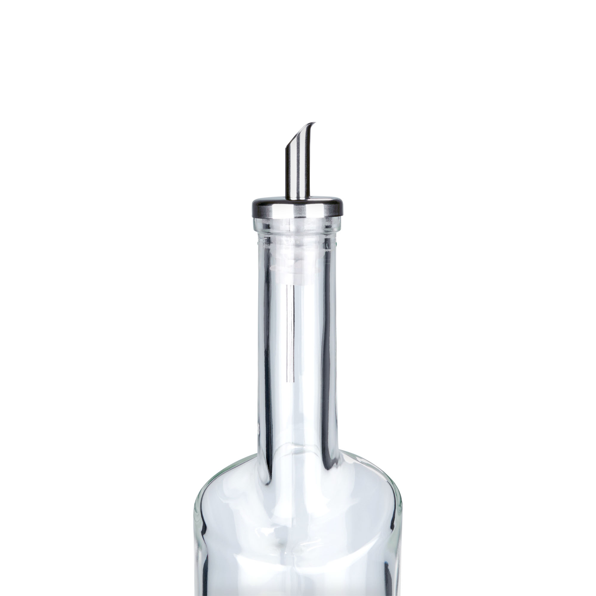 Bec-verseur inox huile, acier inoxydable, argenté