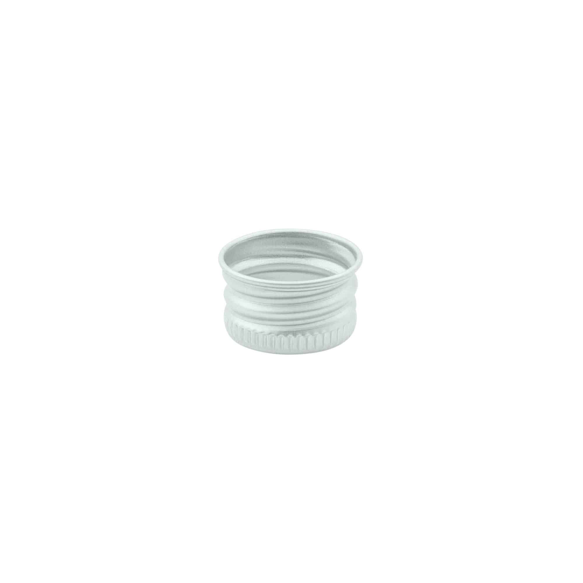 Schroefsluiting, metaal, zilver, voor monding: 18/410