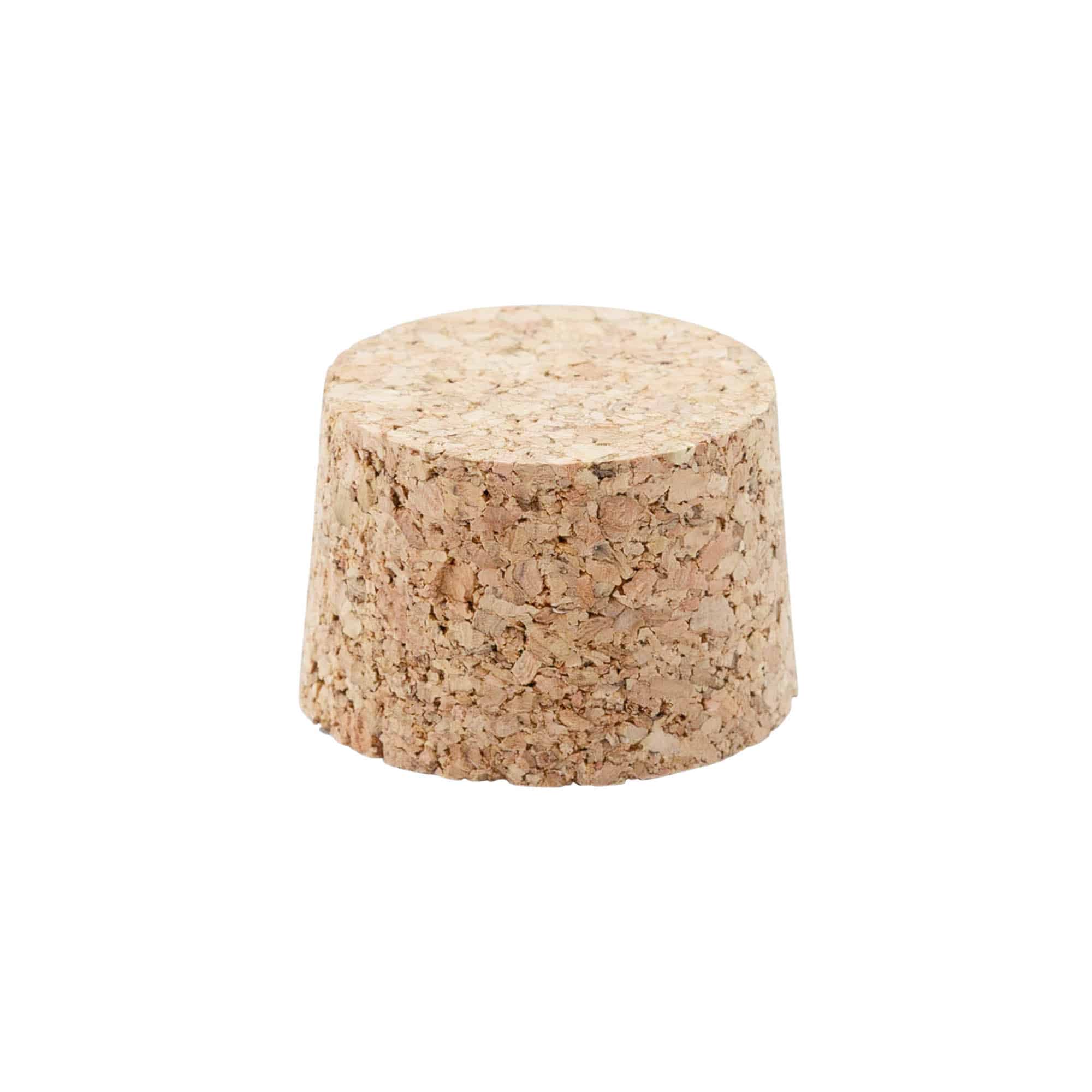 Bouchon pointu 38-42 x 27, liège compressé, beige, pour bouchage: bouchon