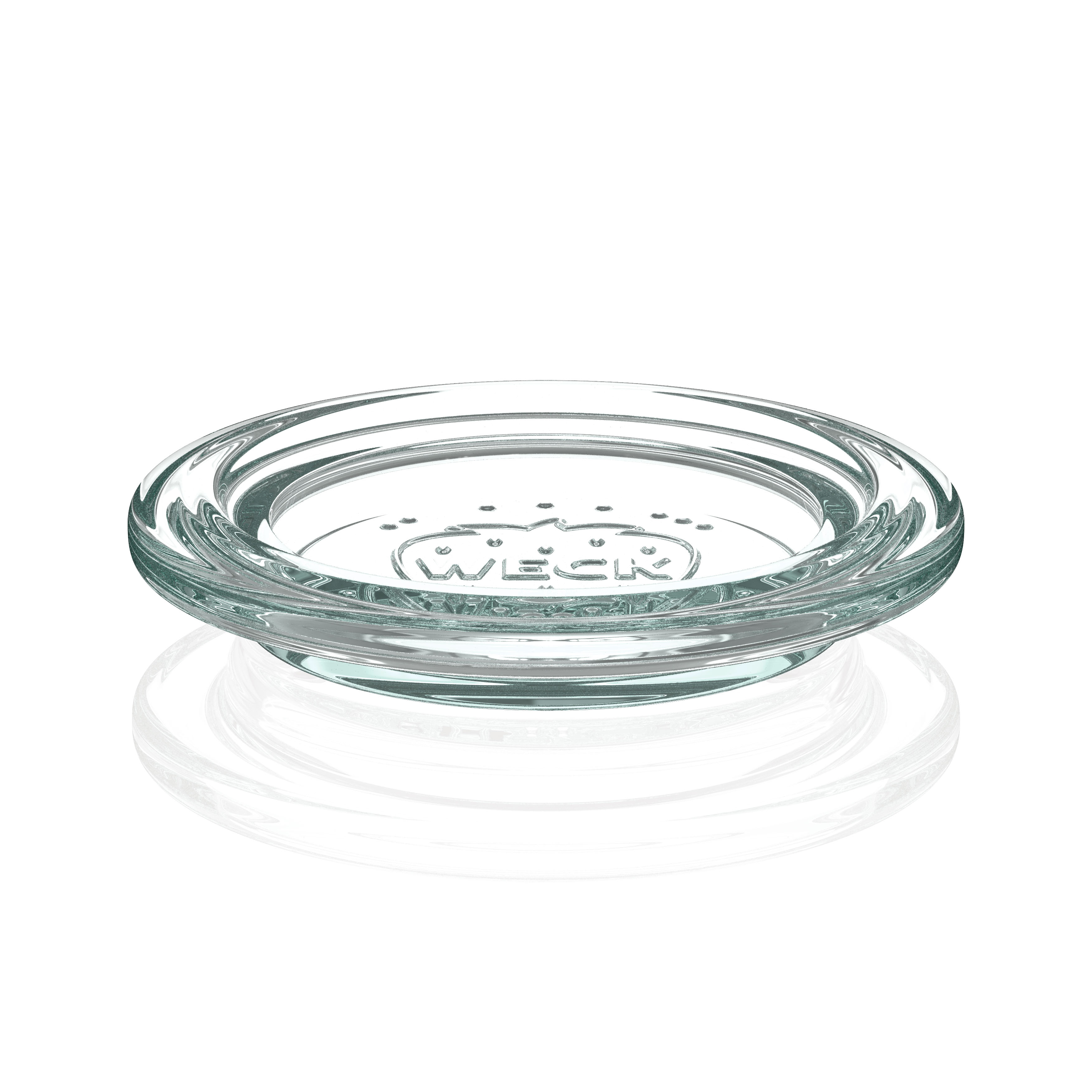 6x 600 ml WECK-cilinderglas met glazen deksel RR 60