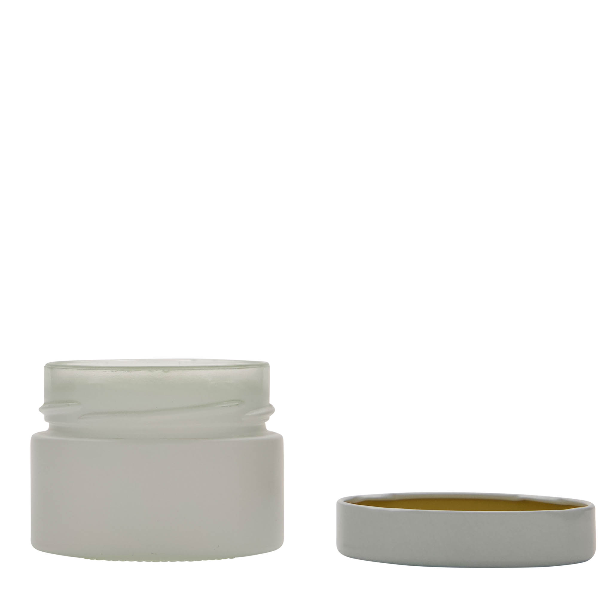 Ronde pot 'Aurora', 130 ml, wit, monding: deep-twist-off (DTO 66) Ronde pot 'Aurora', 130 ml, wit, monding: deep-twist-off (DTO 66)