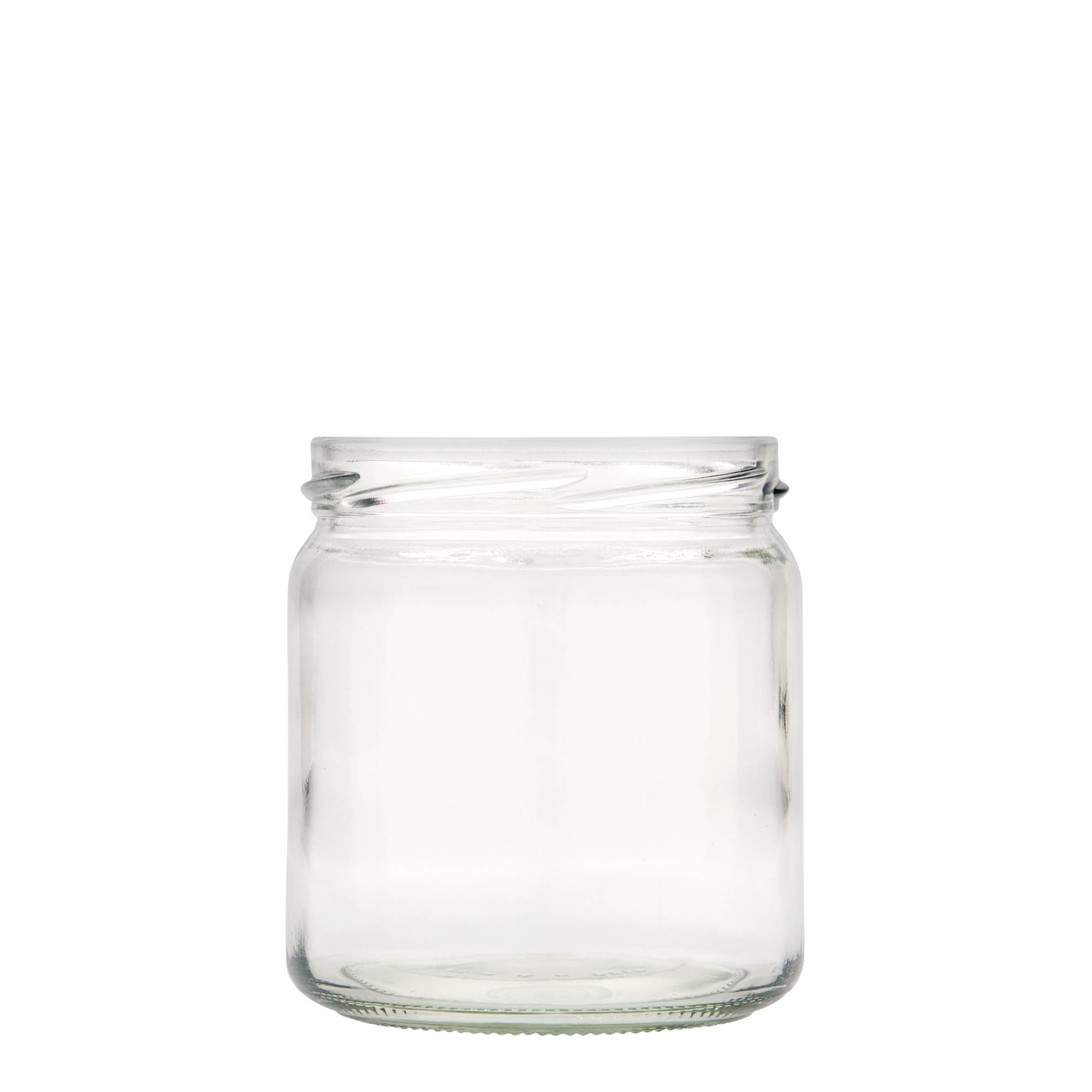 Ronde pot, 408 ml, monding: twist-off (TO 82) Ronde pot, 408 ml, monding: twist-off (TO 82)