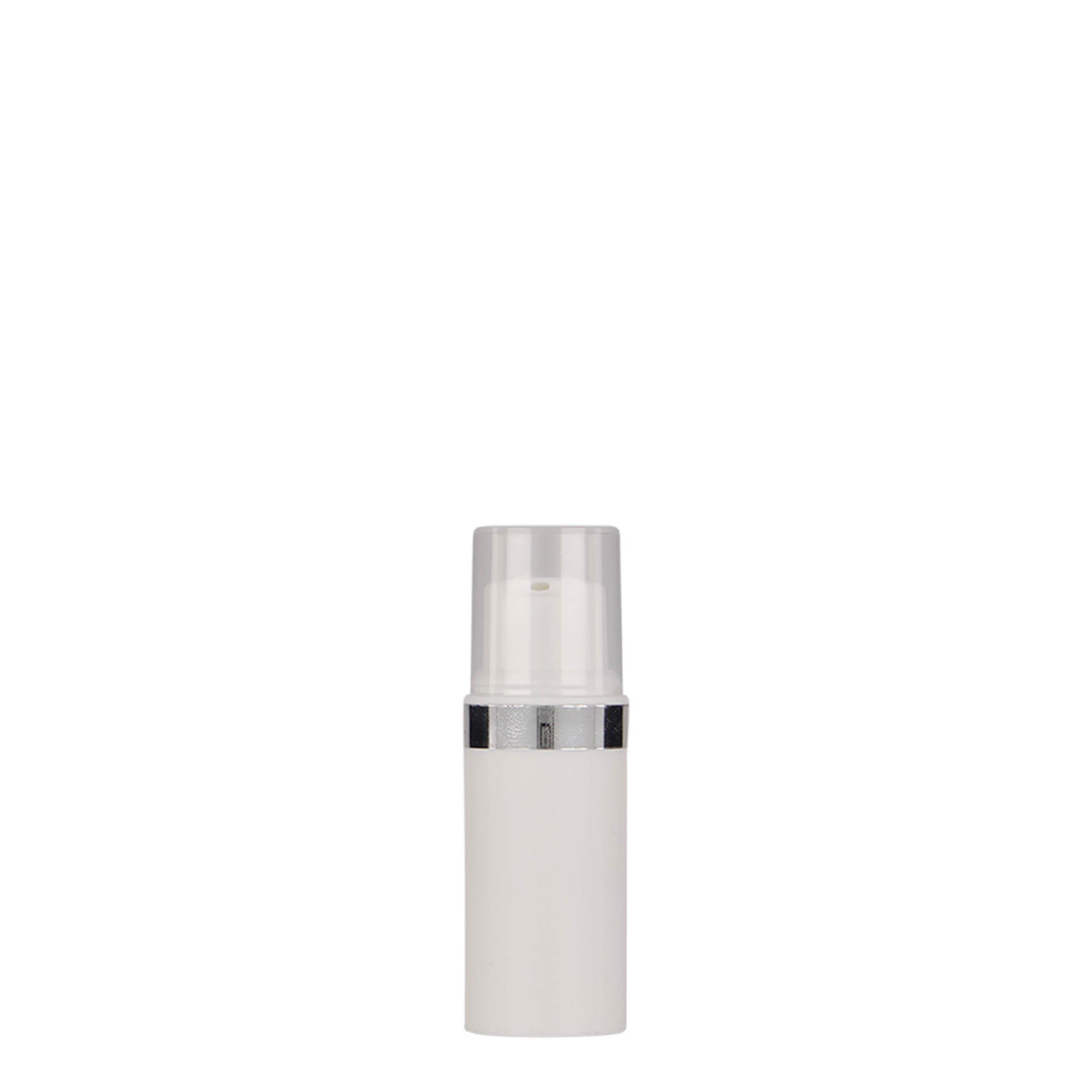 Flacon airless 5 ml 'Nano', plastique PP, blanc Flacon airless 5 ml 'Nano', plastique PP, blanc