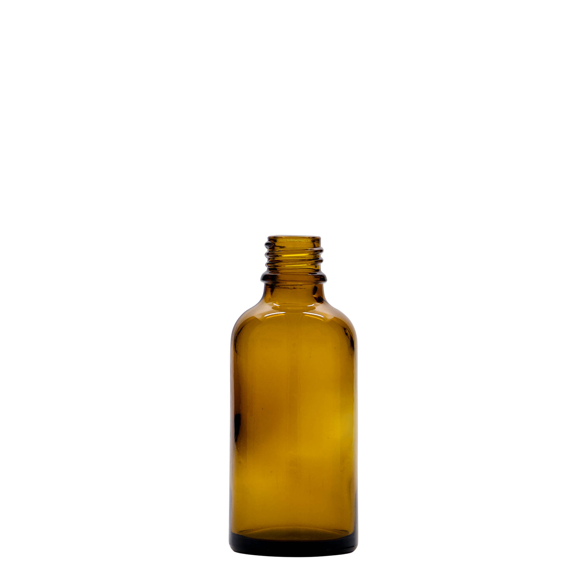 Flacon pharmaceutique 50 ml avec pompe de lotion, verre, marron, bouchage: DIN 18