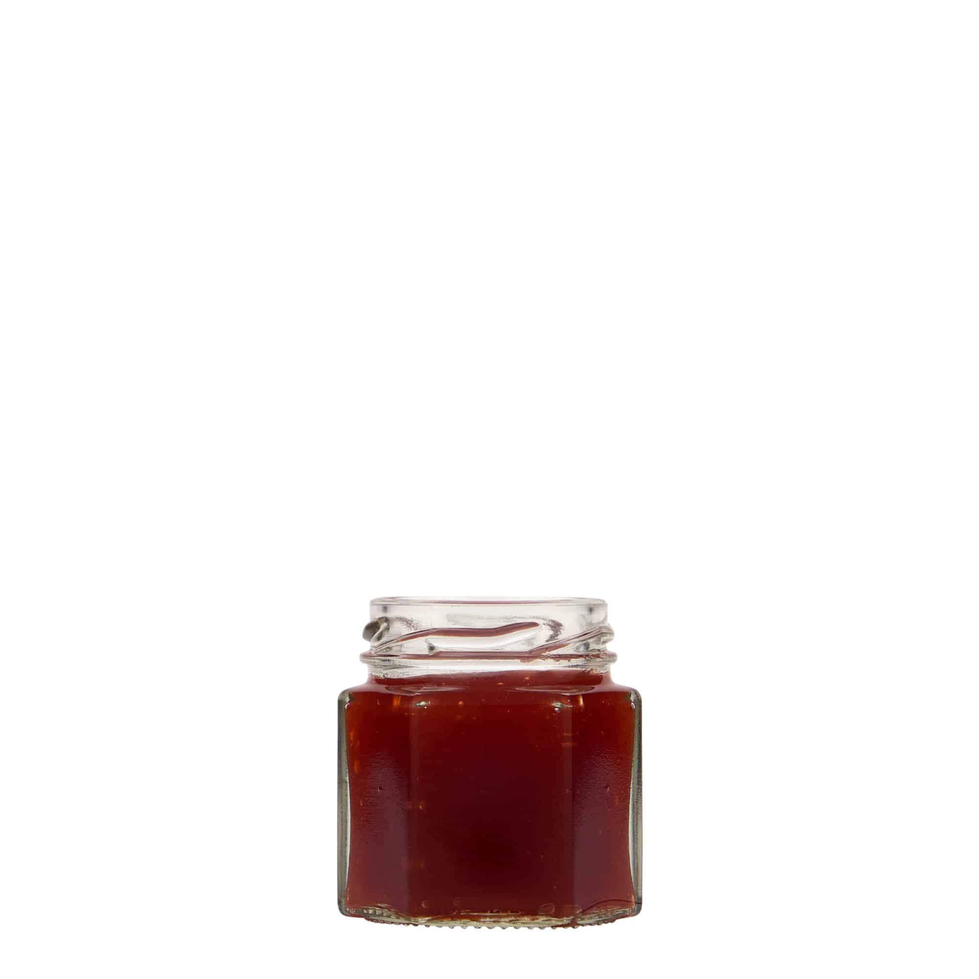 Hexagonale pot, 47 ml, monding: twist-off (TO 43)