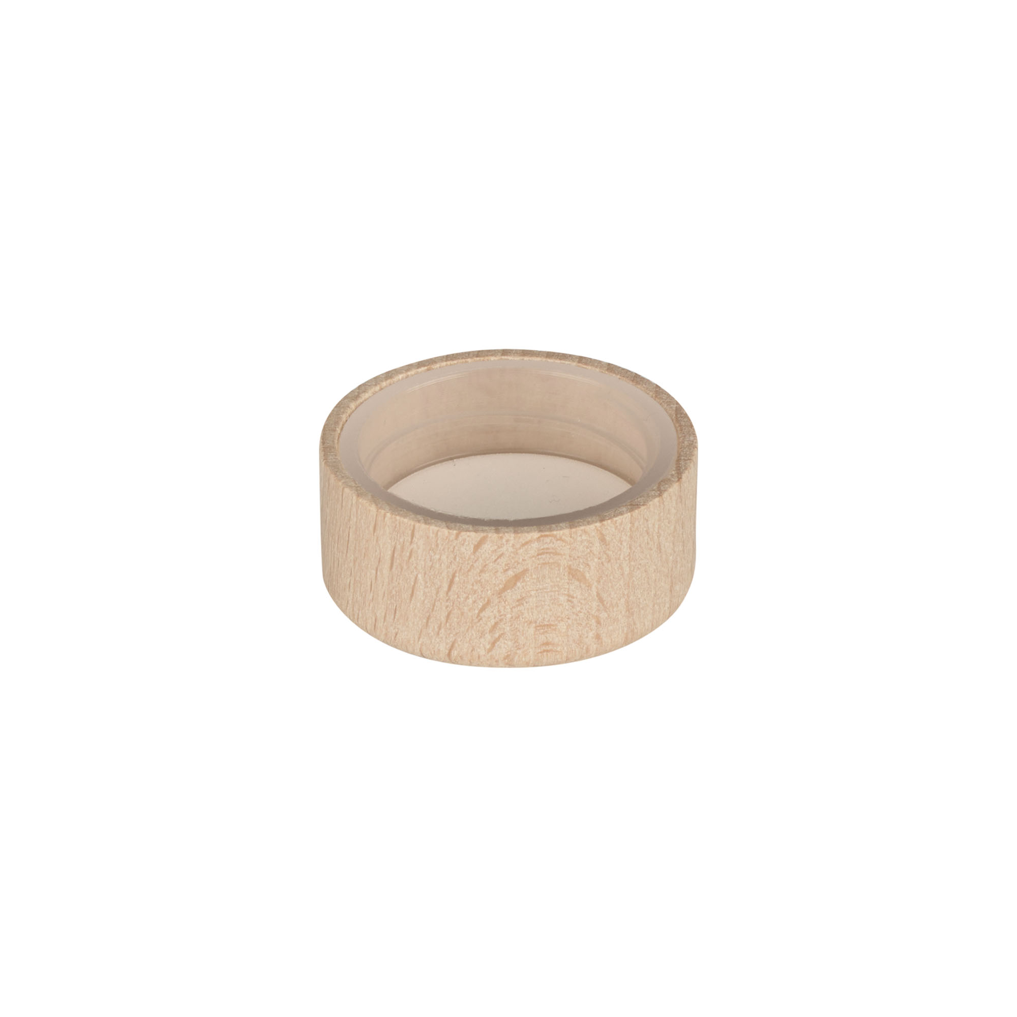 Bouchon à vis, bois, beige, pour goulot : GPI 28/400 Bouchon à vis, bois, beige, pour goulot : GPI 28/400