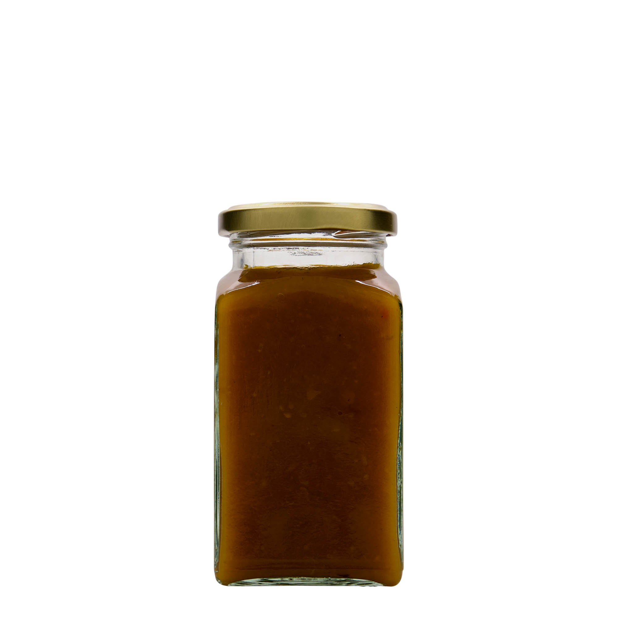 Vierkante pot, 312 ml, monding: twist-off (TO 58)