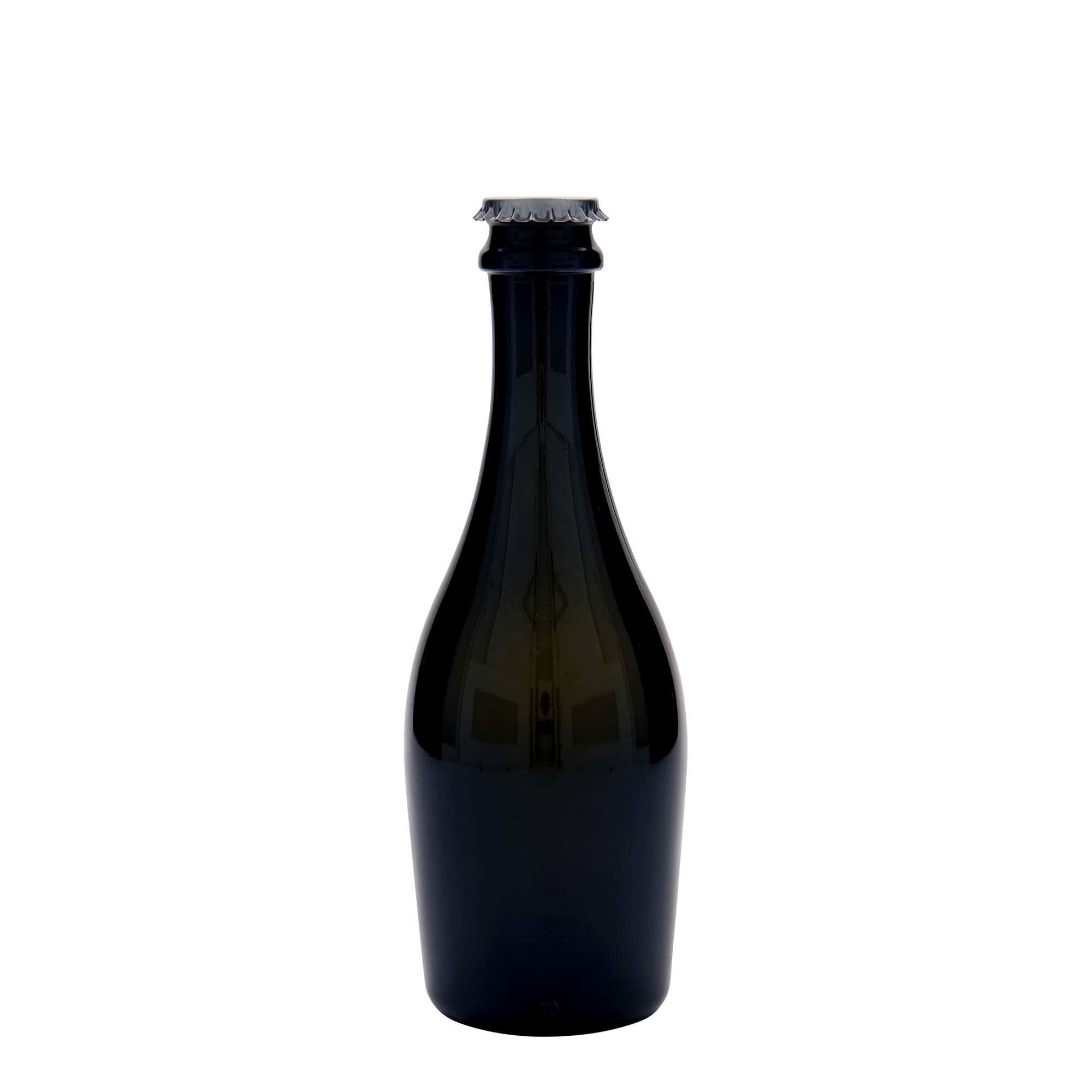 Bouteille de Champagne 330 ml 'Carmen', verre, vert antique, bouchage: capsules couronnes Bouteille de Champagne 330 ml 'Carmen', verre, vert antique, bouchage: capsules couronnes