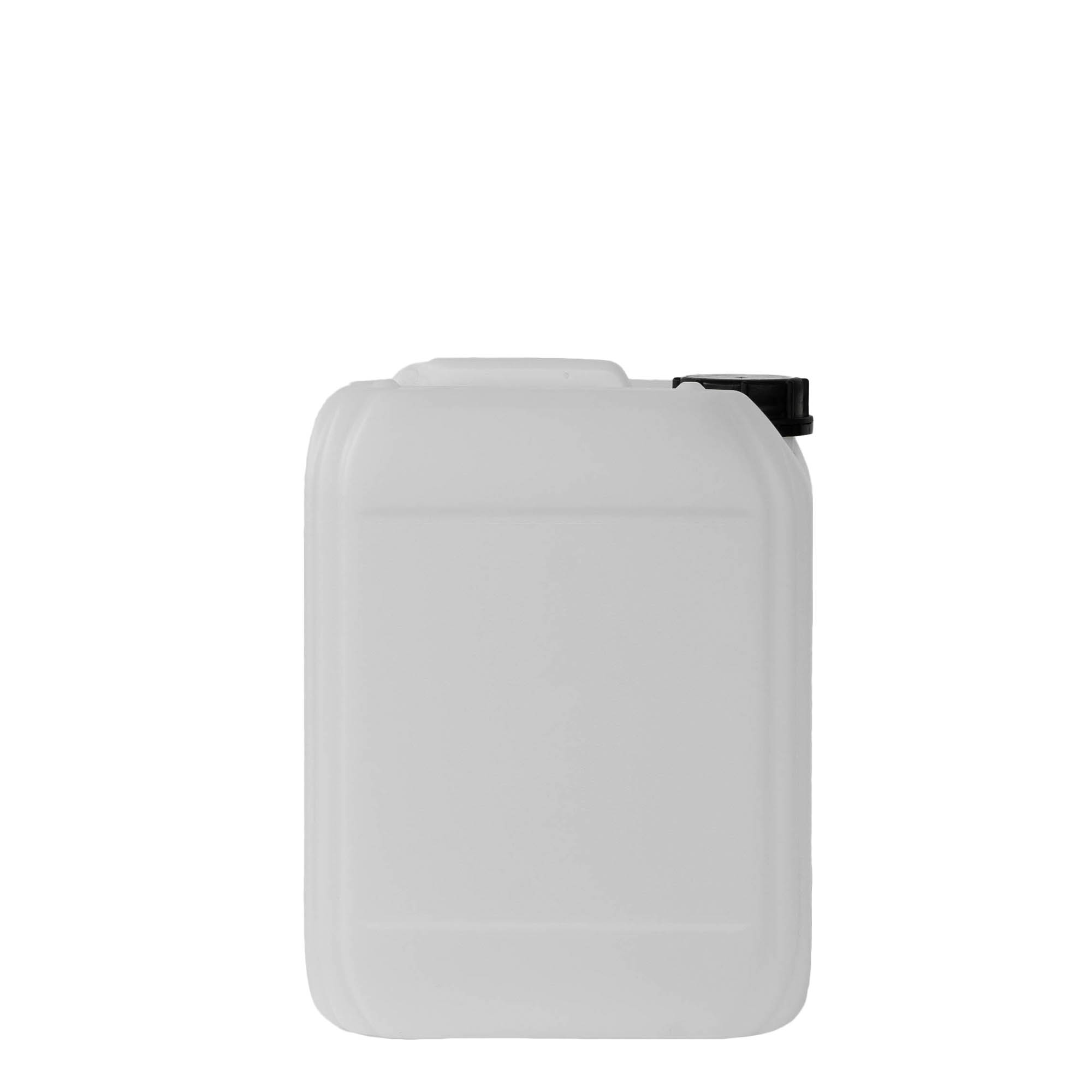 Jerrycan, 10 l, rechthoekig, HDPE-kunststof, naturel, monding: ND 55 Jerrycan, 10 l, rechthoekig, HDPE-kunststof, naturel, monding: ND 55