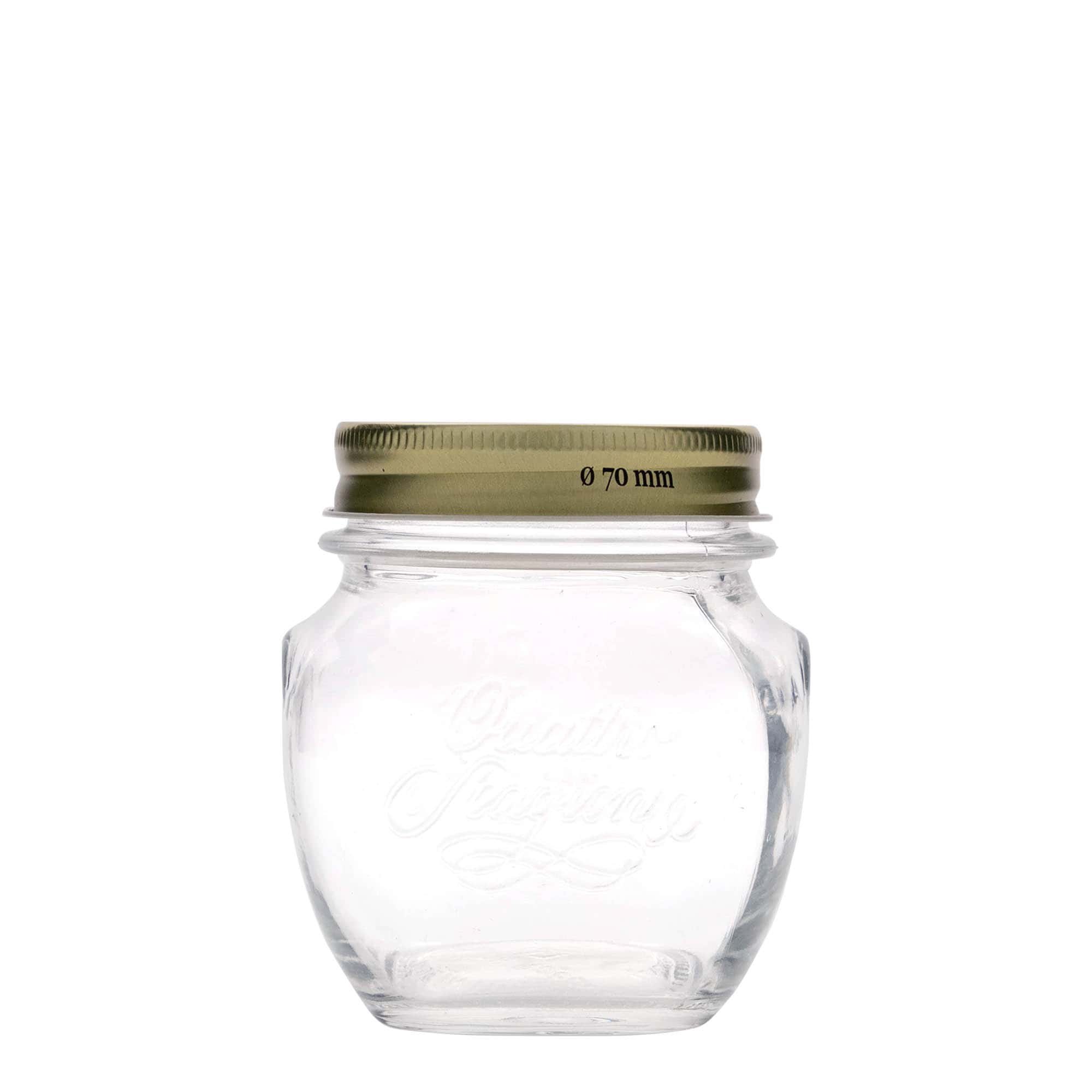 Bocal décoratif 300 ml 'Quattro Stagioni', bouchage: Bougage à vis
