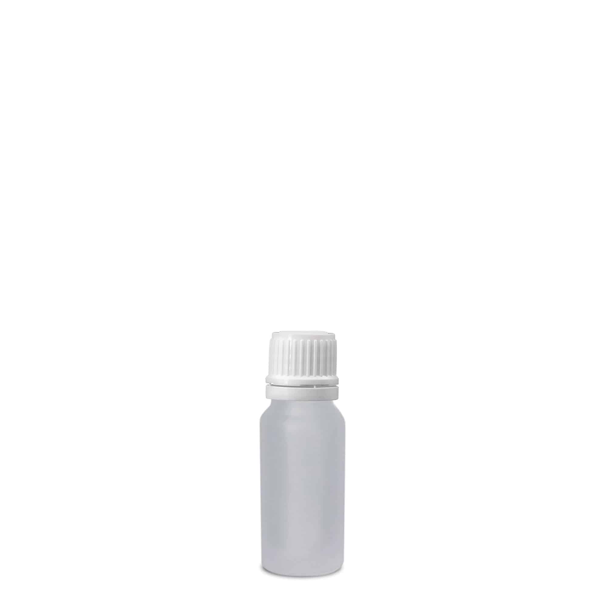 10 ml medicijnfles, glas, bruin mat, opening: DIN 18