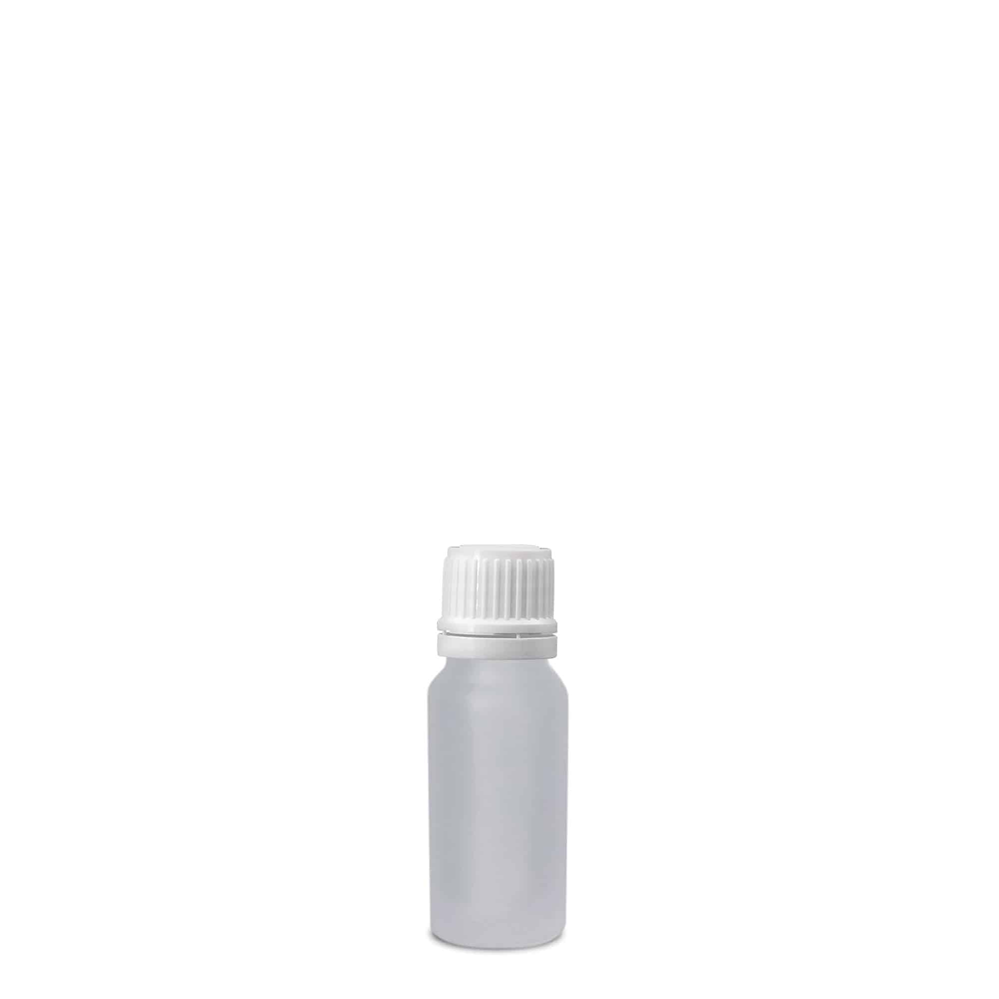 10 ml medicijnfles, glas, bruin mat, opening: DIN 18