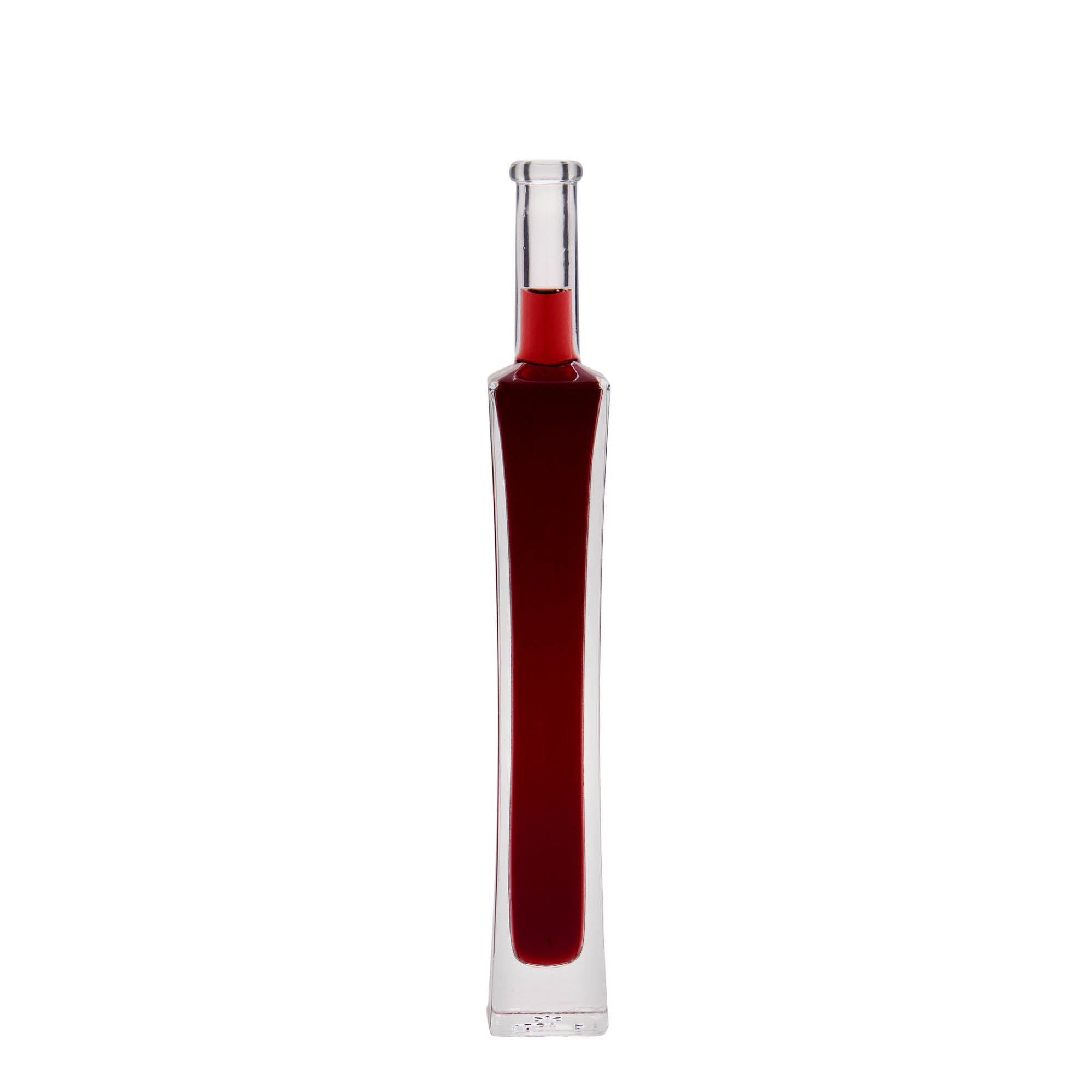 Bouteille en verre 100 ml 'Koko', carrée, bouchage: bouchon Bouteille en verre 100 ml 'Koko', carrée, bouchage: bouchon