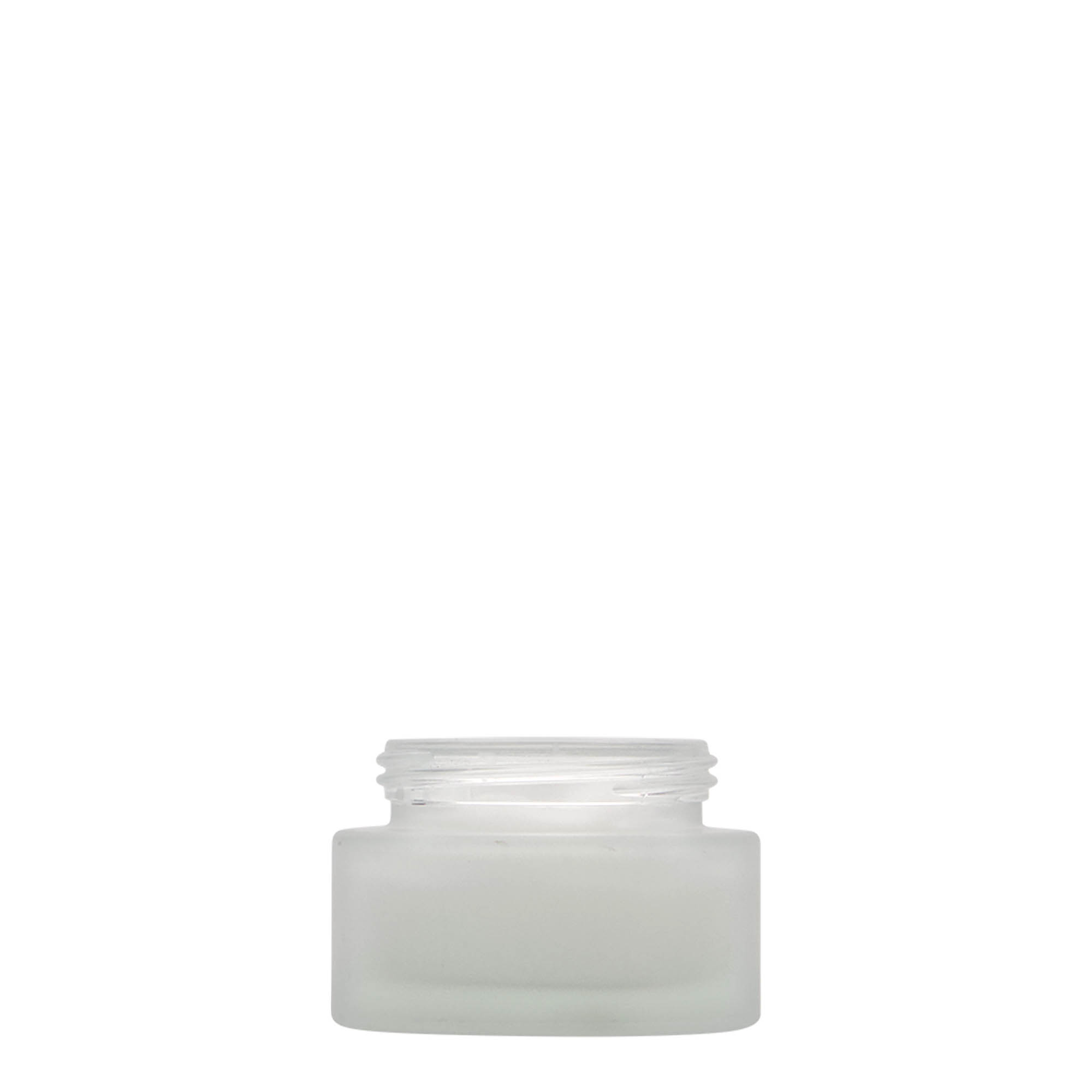 Pot 30 ml 'Platin Edition', verre, glacé, bouchage: Bougage à vis