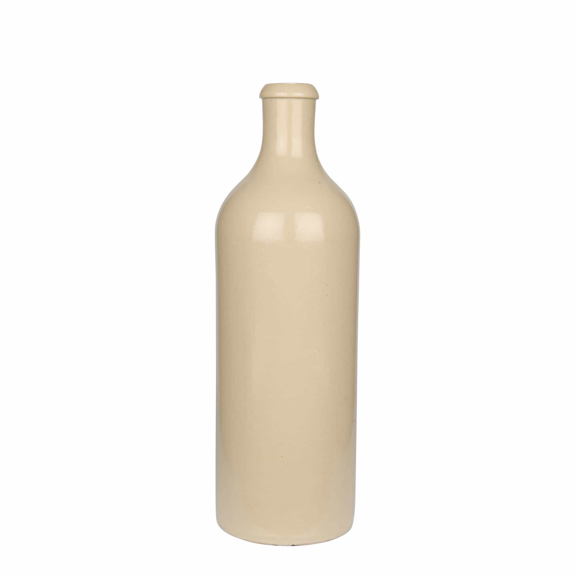 Chope en terre cuite 750 ml, grès, beige, bouchage: bouchon Chope en terre cuite 750 ml, grès, beige, bouchage: bouchon