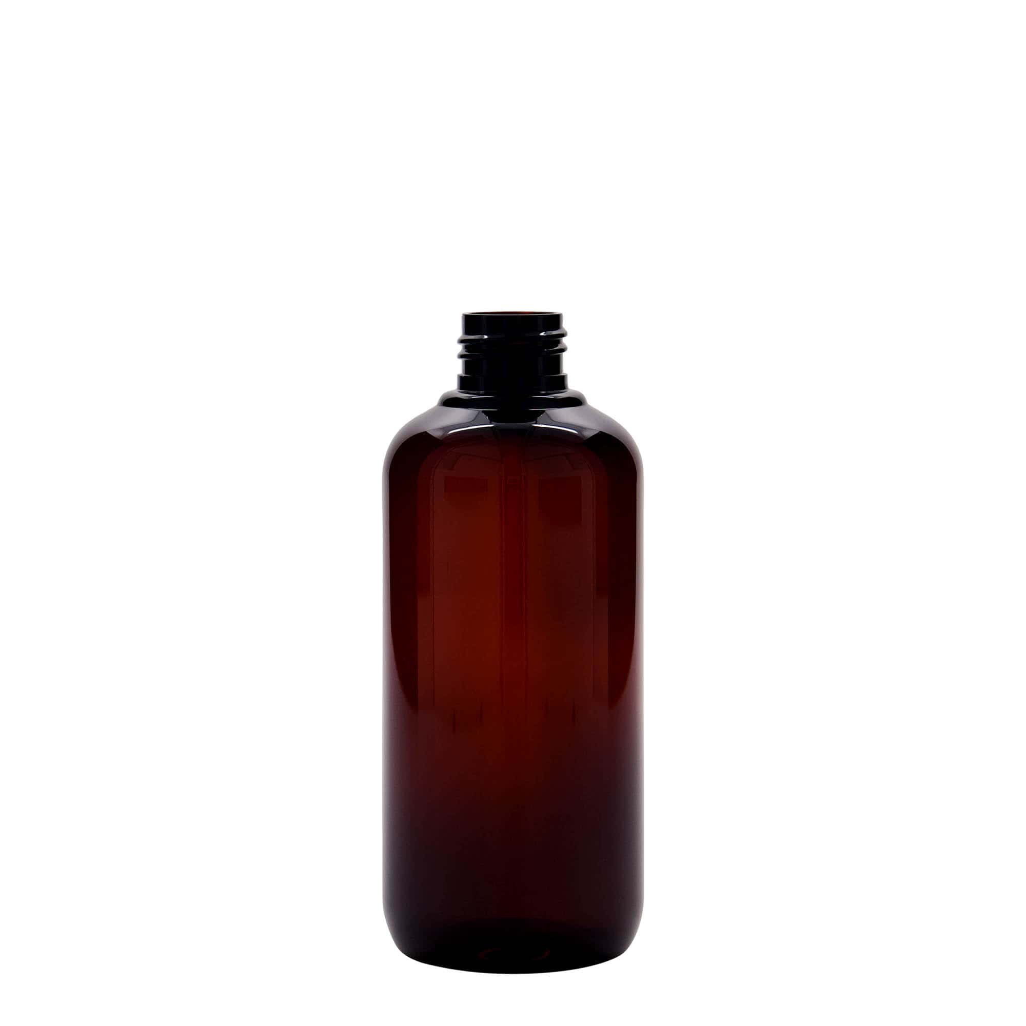 Plastic recyclingfles Victor's Best, 250 ml, PCR, bruin, monding: 24/410 Plastic recyclingfles Victor's Best, 250 ml, PCR, bruin, monding: 24/410