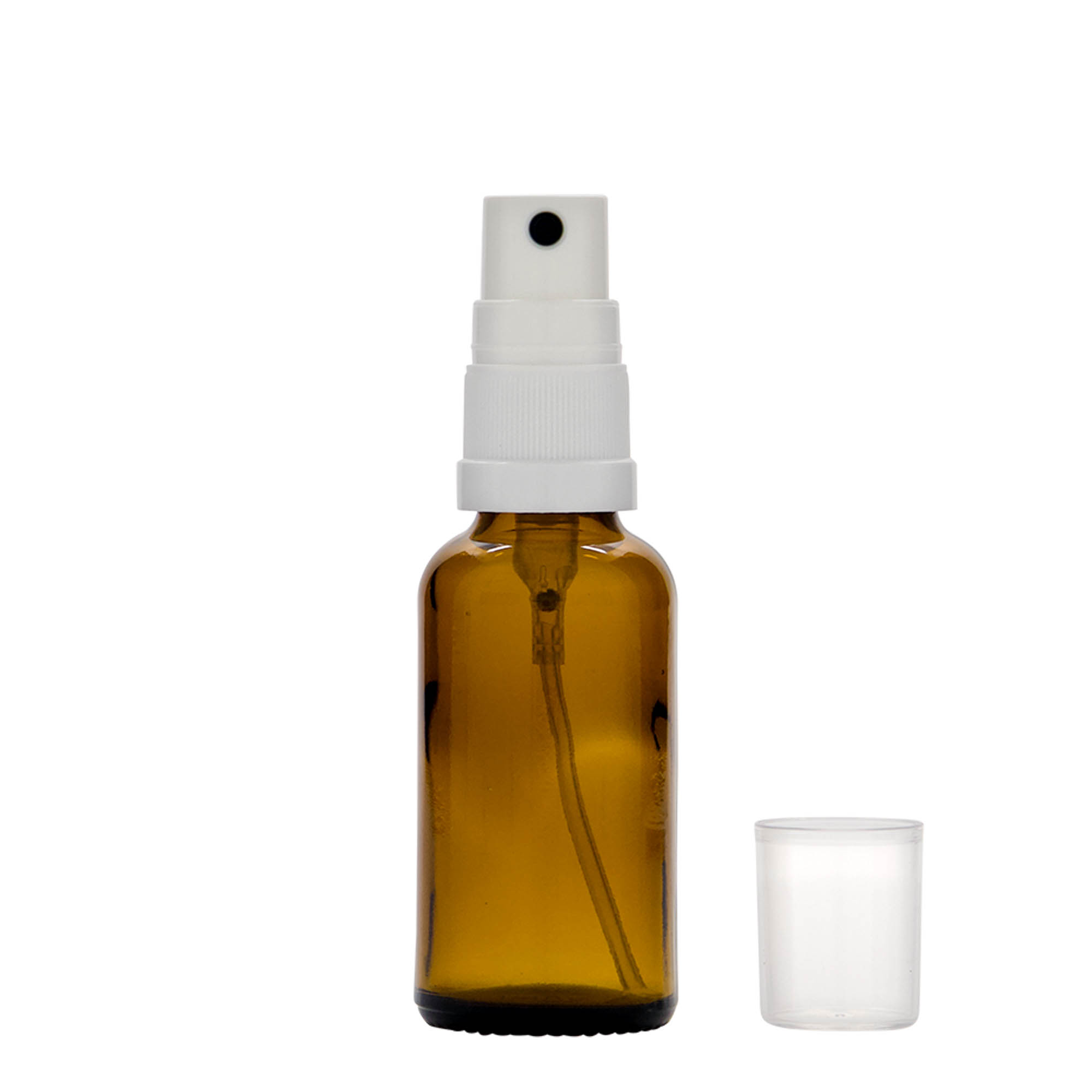 Flacon vaporisateur médical 30 ml, verre, brun, bouchage: DIN 18 Flacon vaporisateur médical 30 ml, verre, brun, bouchage: DIN 18