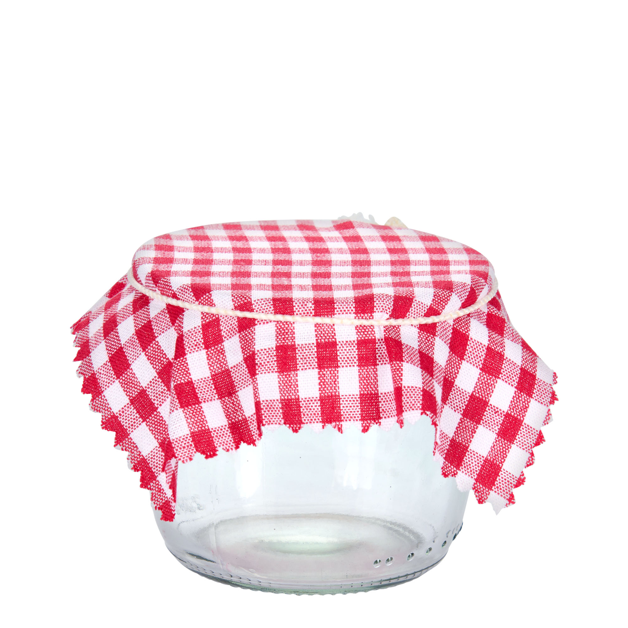 Stoffen lapje voor potten, geruit, 12x12, vierkant, textiel, rood, monding: TO38-TO53 Stoffen lapje voor potten, geruit, 12x12, vierkant, textiel, rood, monding: TO38-TO53