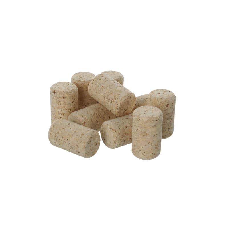 Bouchon de vin 22,5 mm, liège naturel, beige, pour bouchage: bouchon