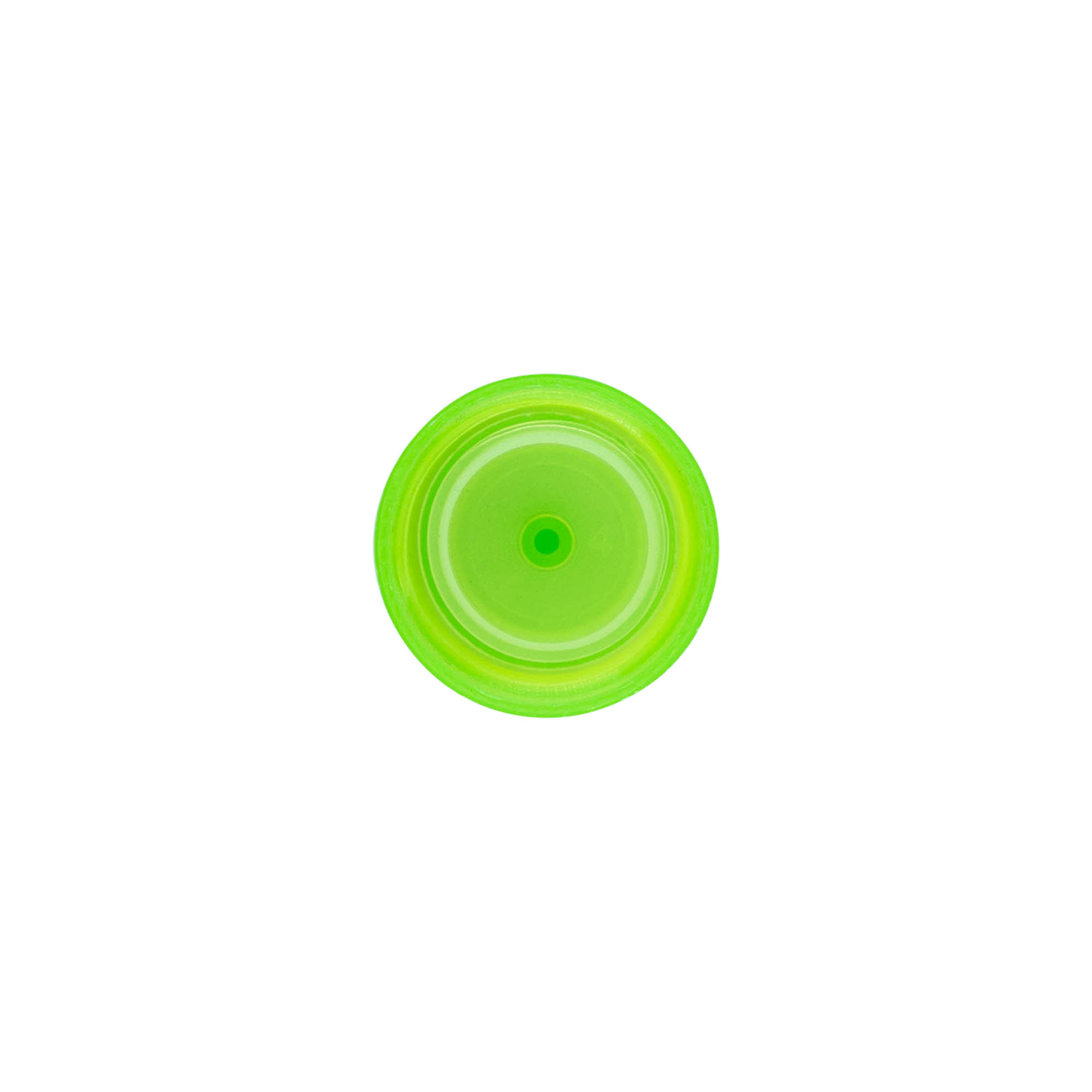 Schroefsluiting met doseerdop, PP-kunststof, groen, voor monding: 24/410 Schroefsluiting met doseerdop, PP-kunststof, groen, voor monding: 24/410