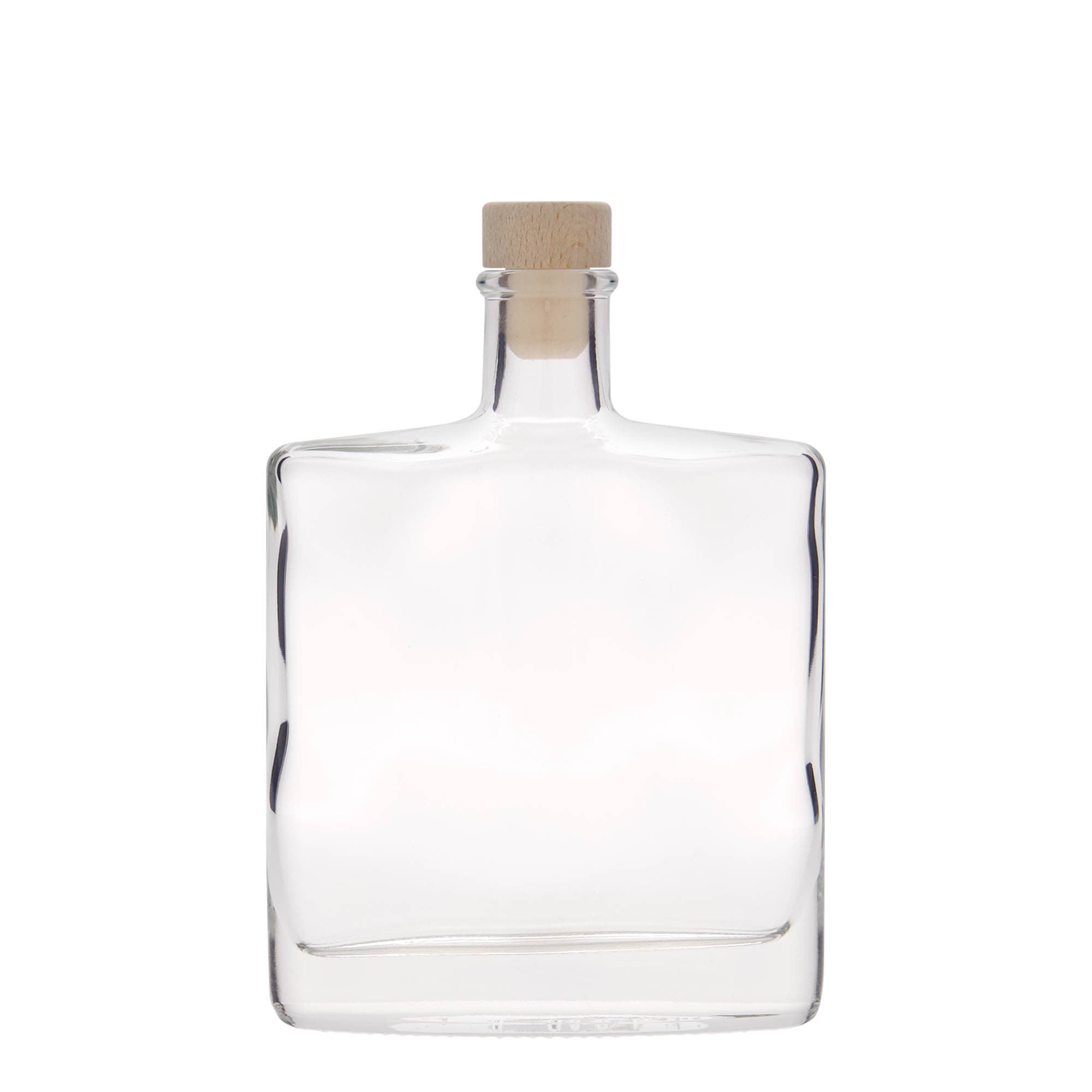 Bouteille en verre 350 ml « Zorbas », ovale, bouchage: bouchon