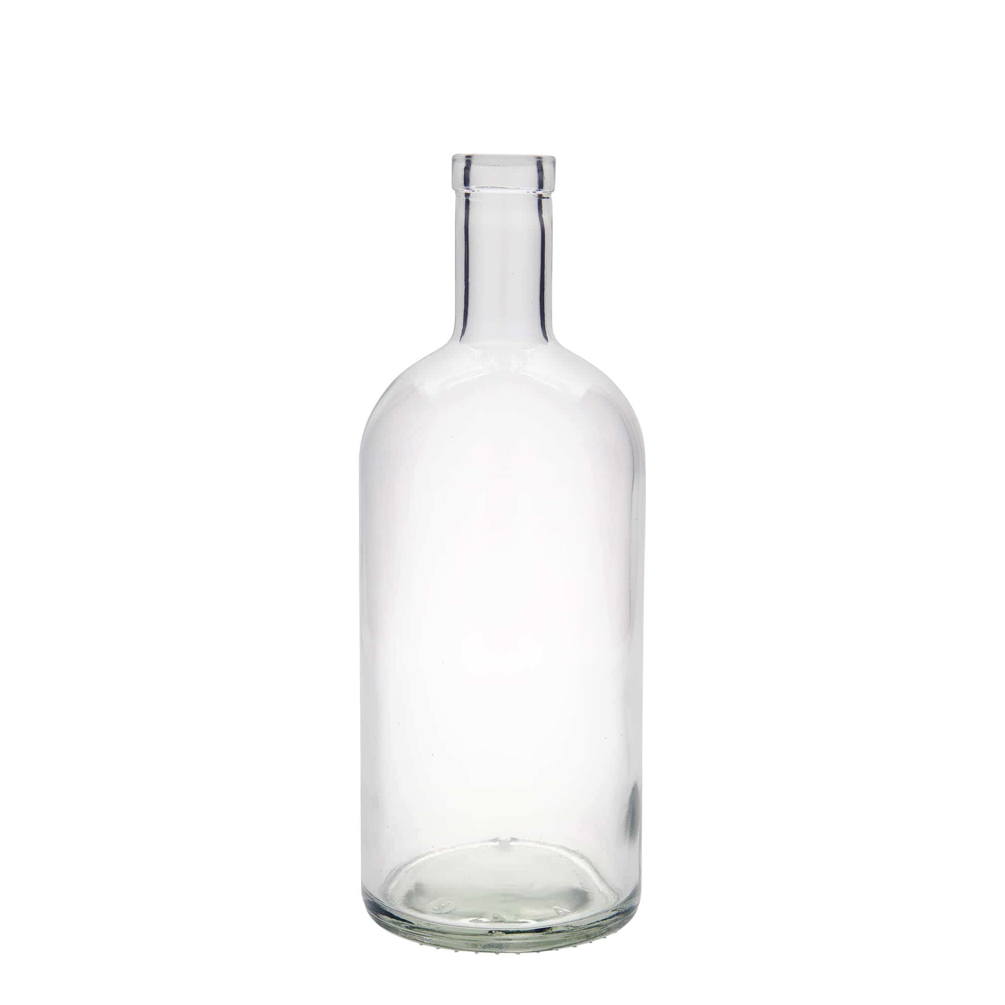 Glazen fles 'Gerardino', 1000 ml, monding: kurk