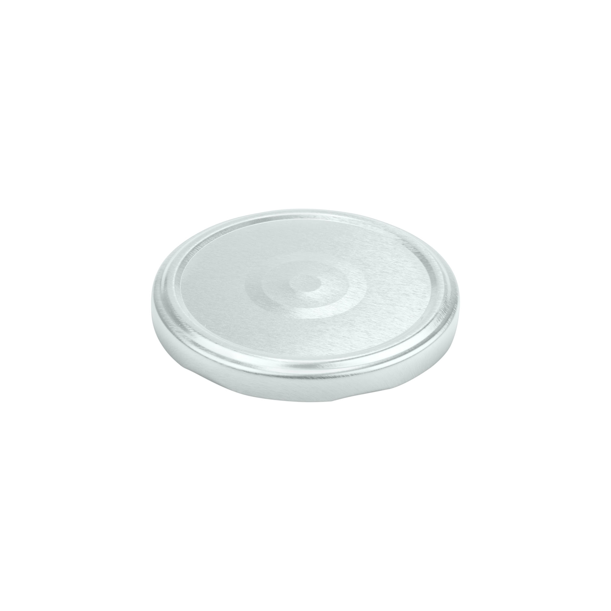 Twist-offdeksel, blik, zilver, voor monding: TO 82 Twist-offdeksel, blik, zilver, voor monding: TO 82