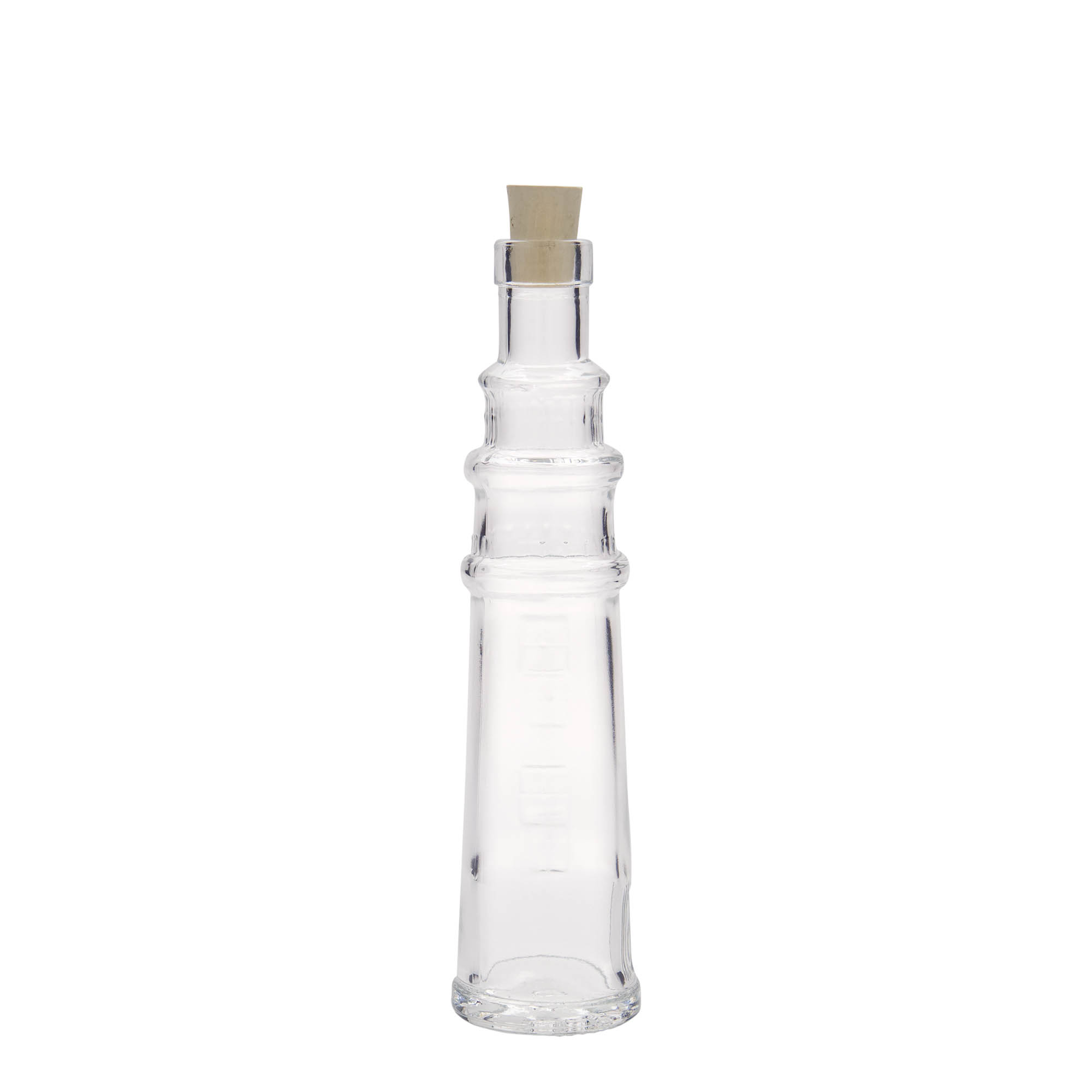 Bouteille en verre 100 ml 'Phare', bouchage: bouchon Bouteille en verre 100 ml 'Phare', bouchage: bouchon