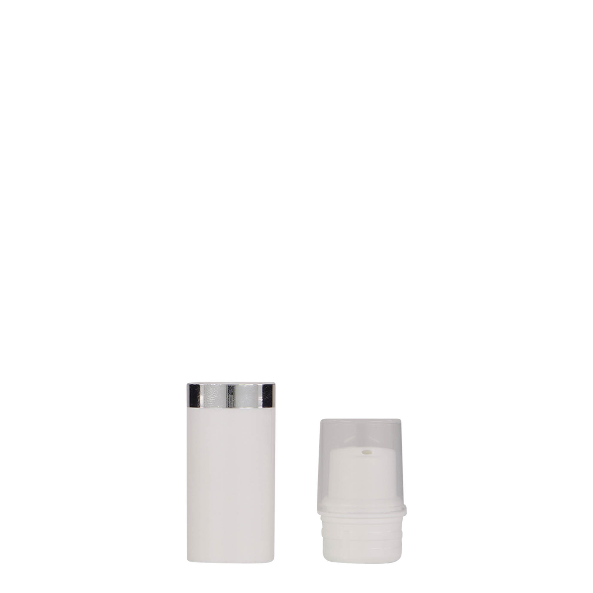 Airless Dispenser 'Nano', 5 ml, PP-kunststof, wit Airless Dispenser 'Nano', 5 ml, PP-kunststof, wit