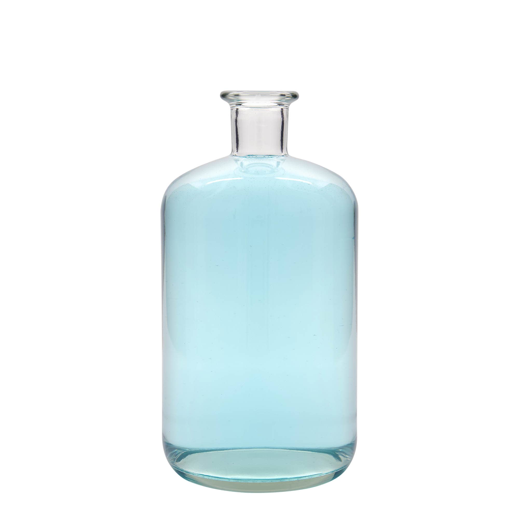Glazen fles Apotheker, 1500 ml, monding: kurk