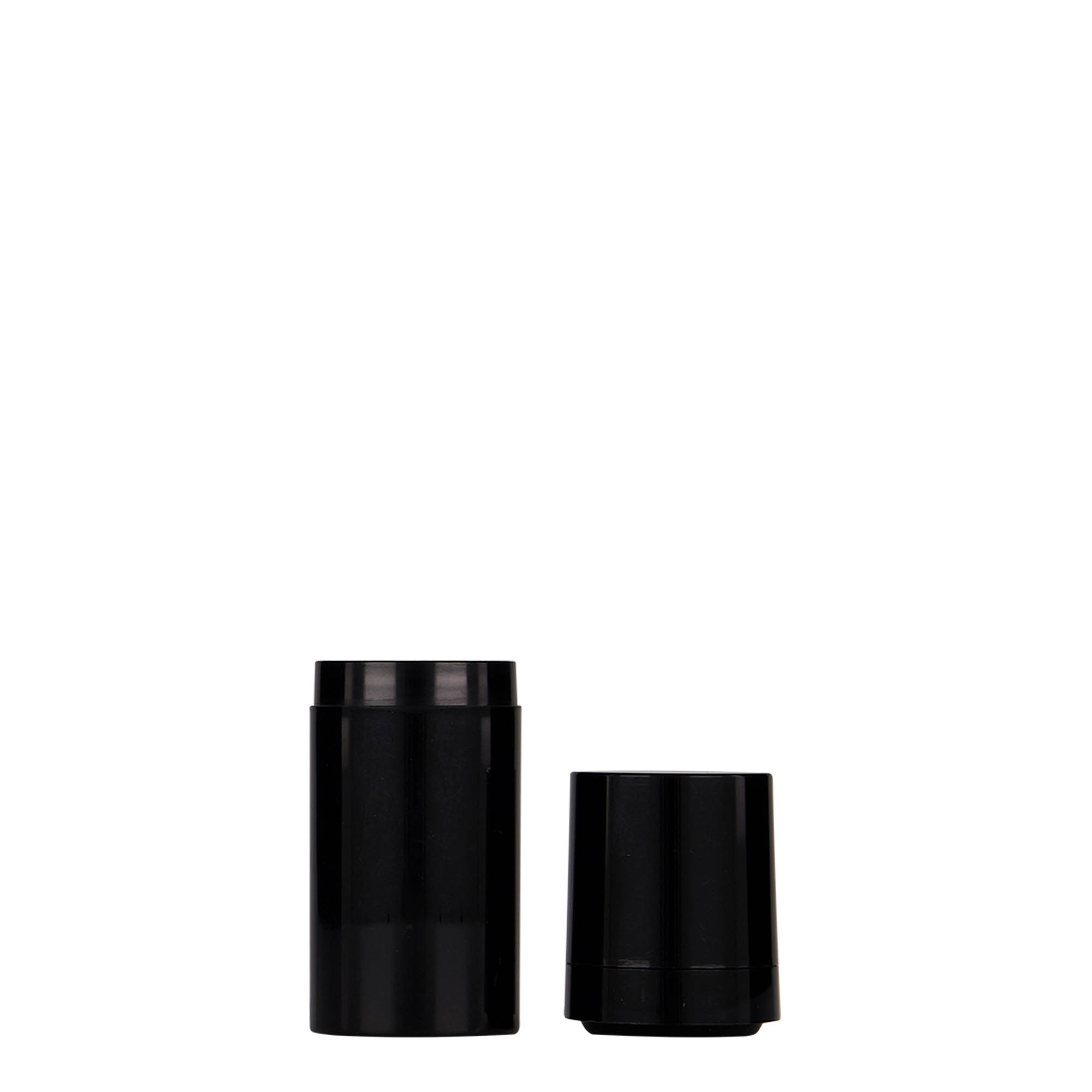Flacon airless 15 ml « Micro », plastique PP, noir