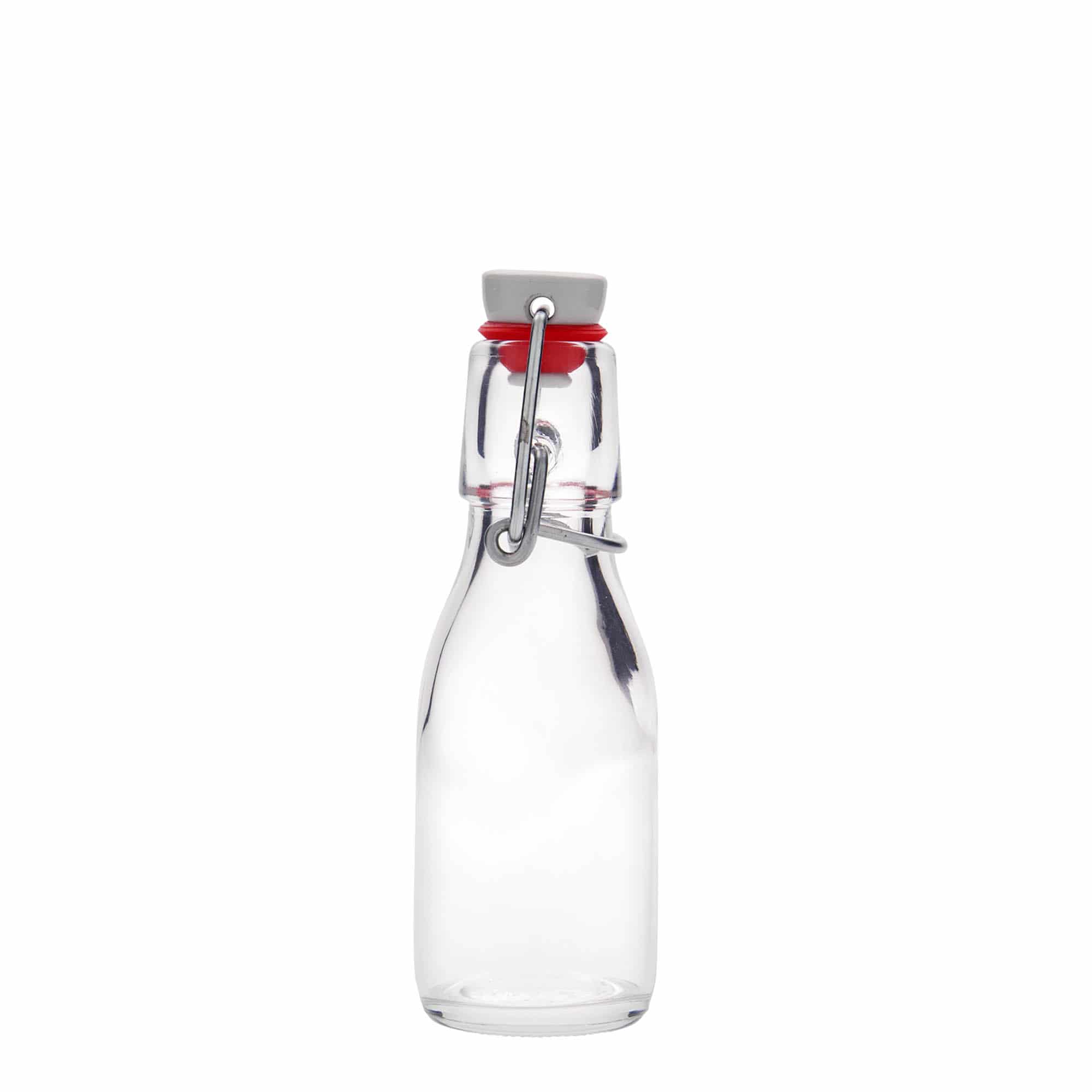 Glazen fles 'Paul', 100 ml, monding: beugelsluiting