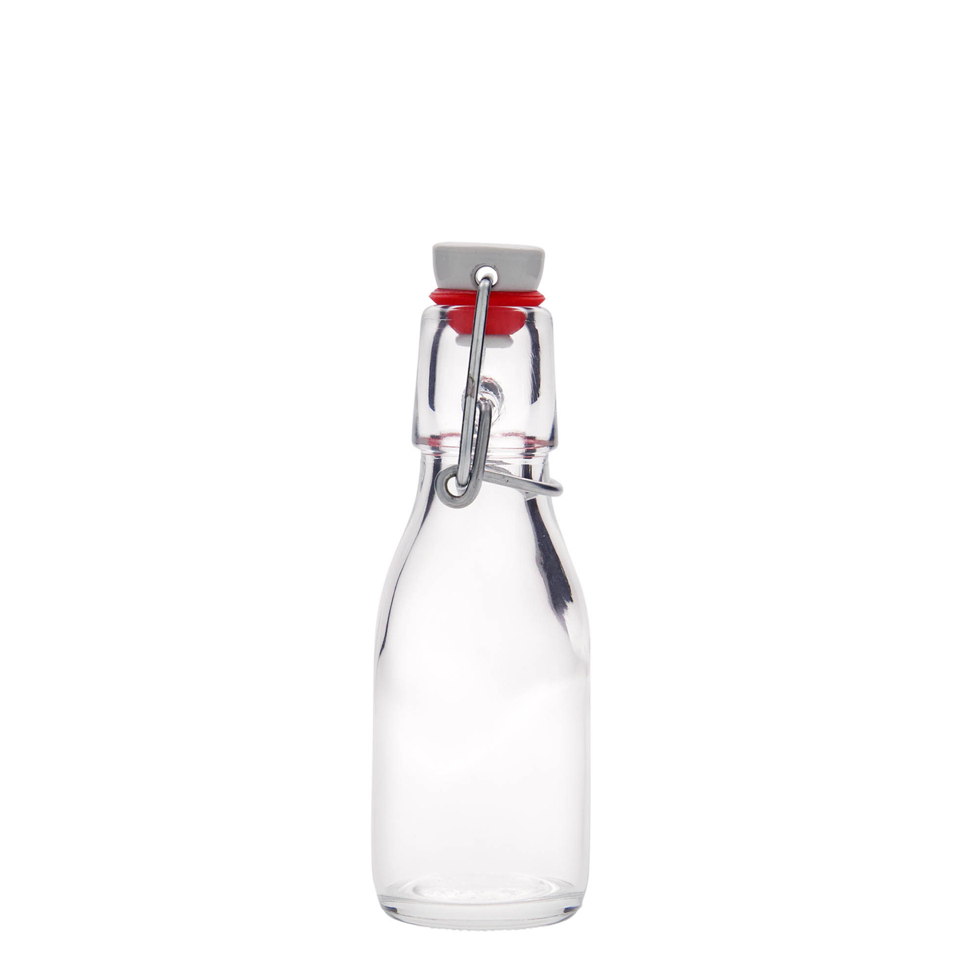 Glazen fles 'Paul', 100 ml, monding: beugelsluiting