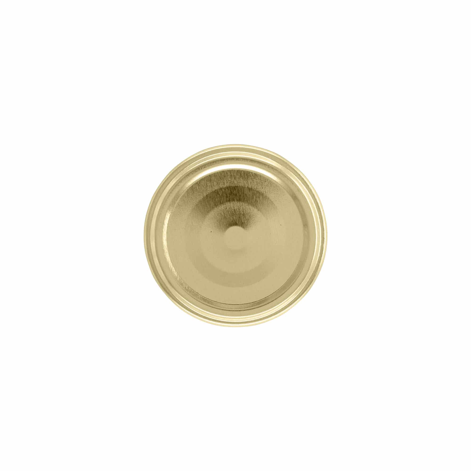 Couvercle Twist-Off, fer blanc, stérilisable, doré, pour bouchage: TO 58